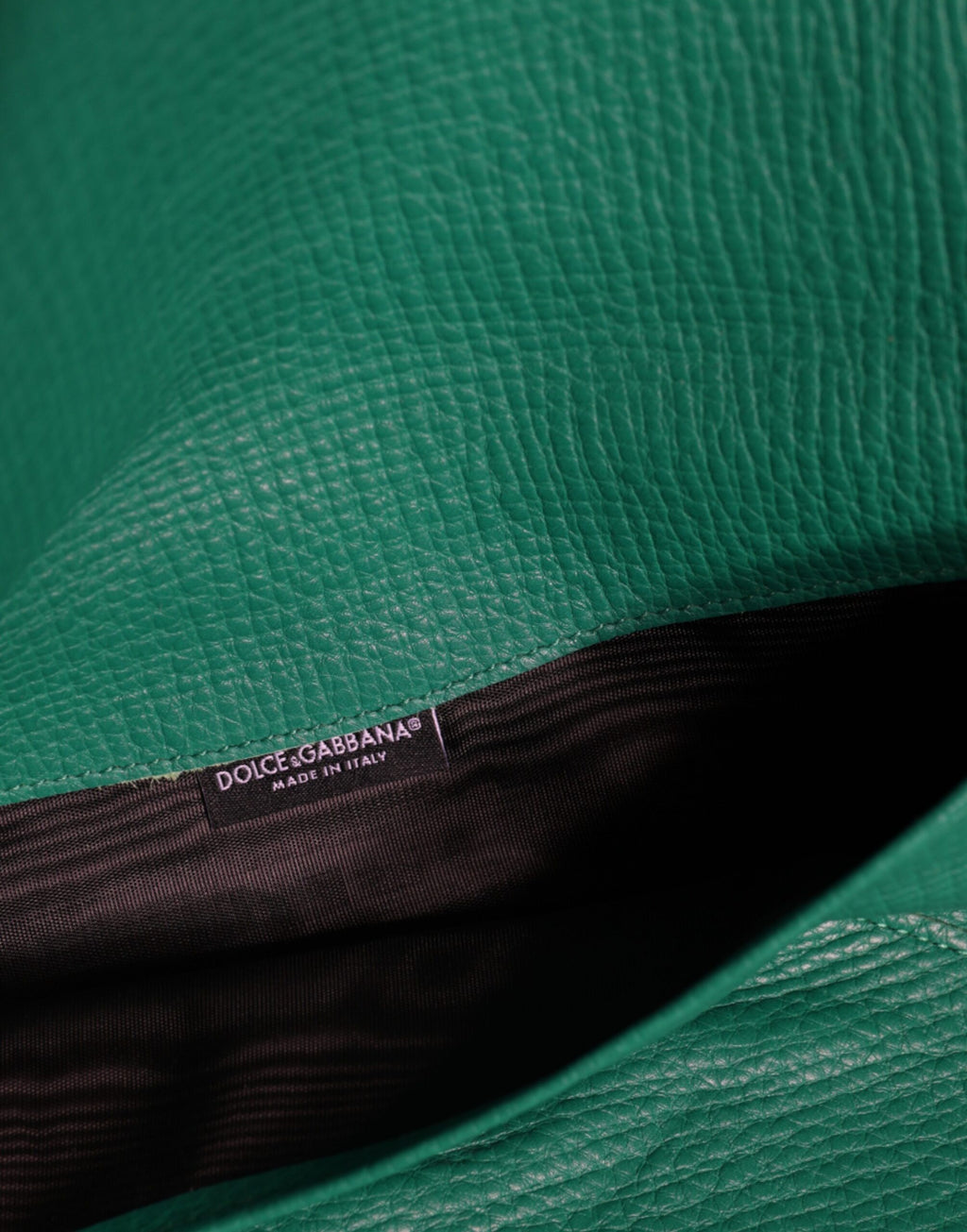 Dolce & Gabbana Green Clutch Bag for Women side view