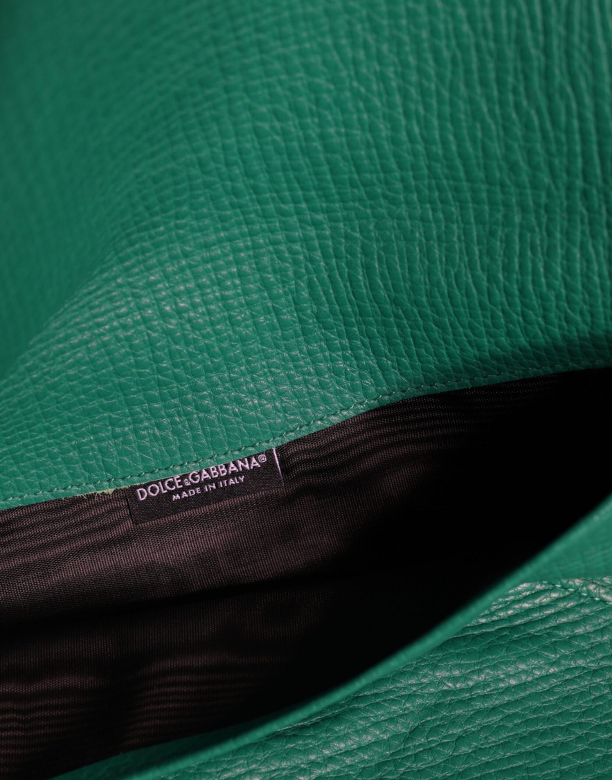 Dolce & Gabbana Green Clutch Bag for Women side view