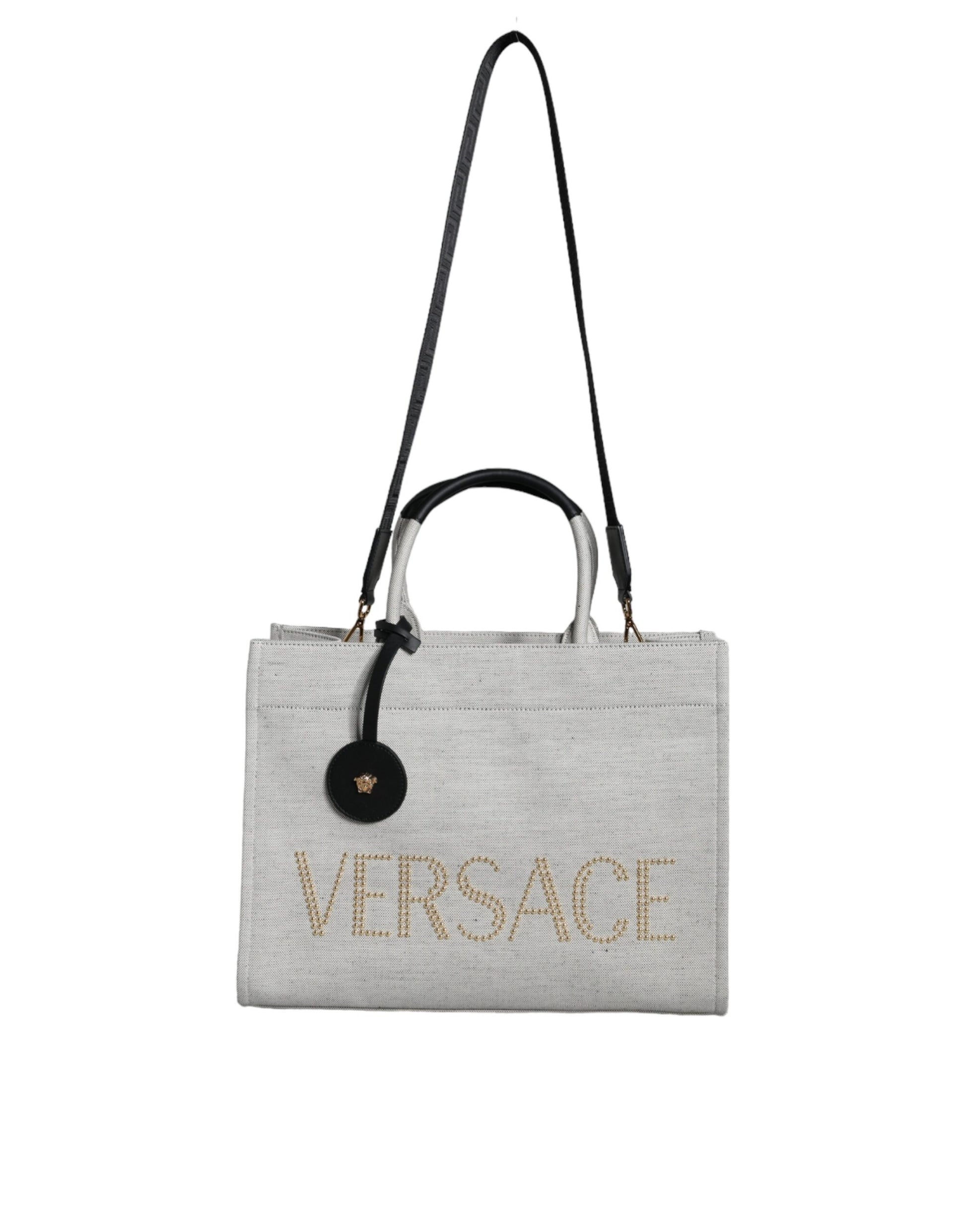 Versace White Tote Bags for Women