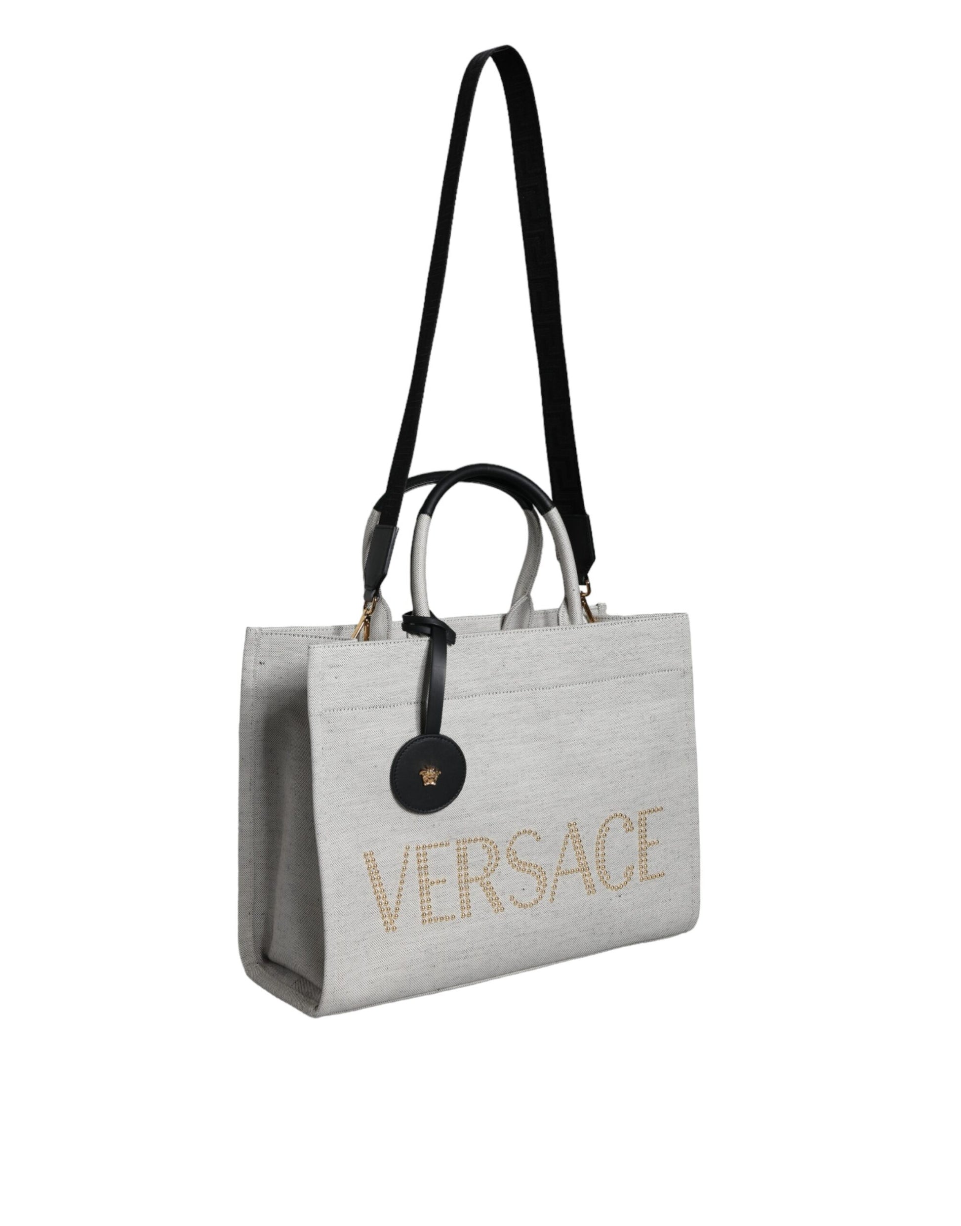 Versace White Tote Bags for Women alternate view