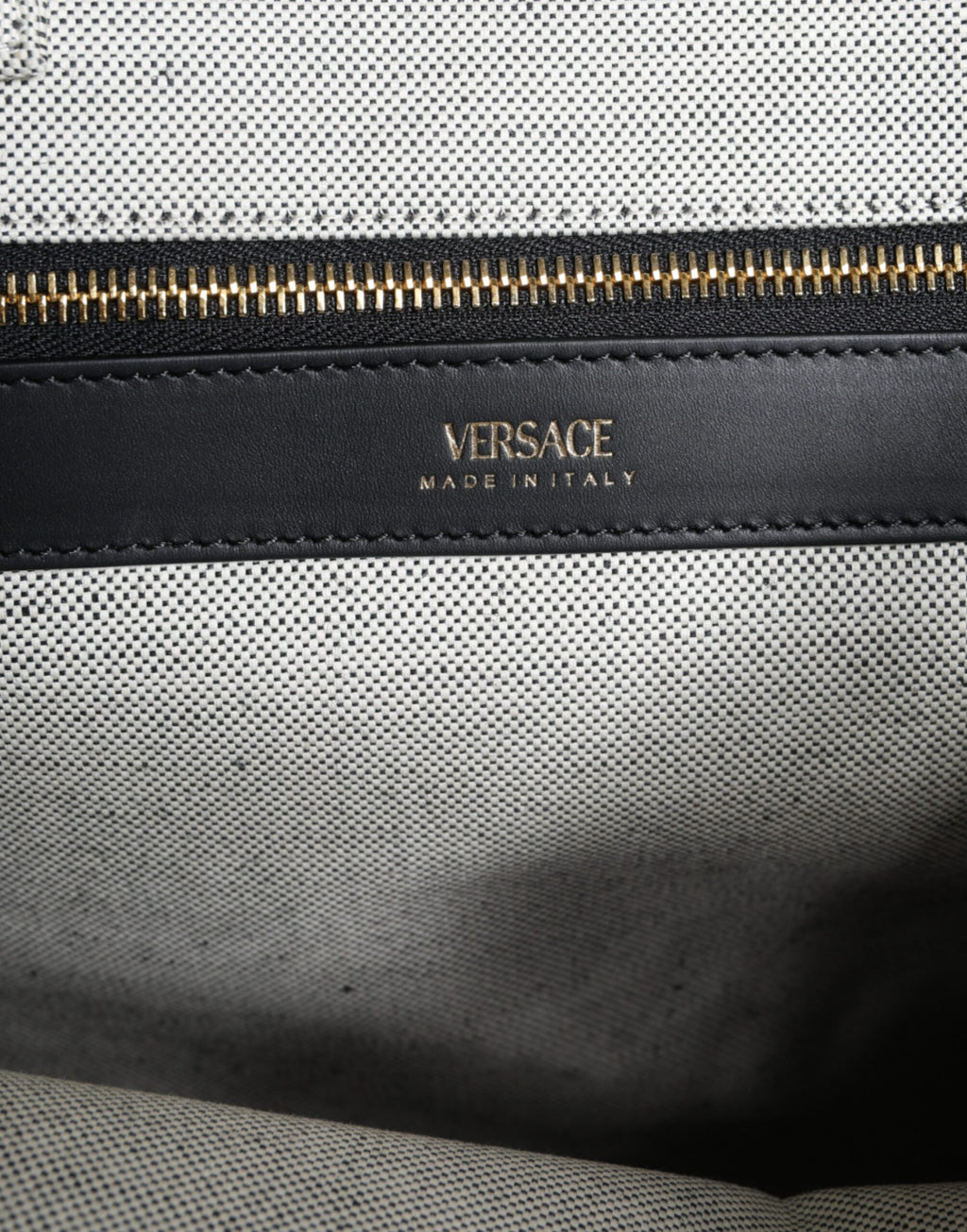 Versace White Tote Bags for Women side view
