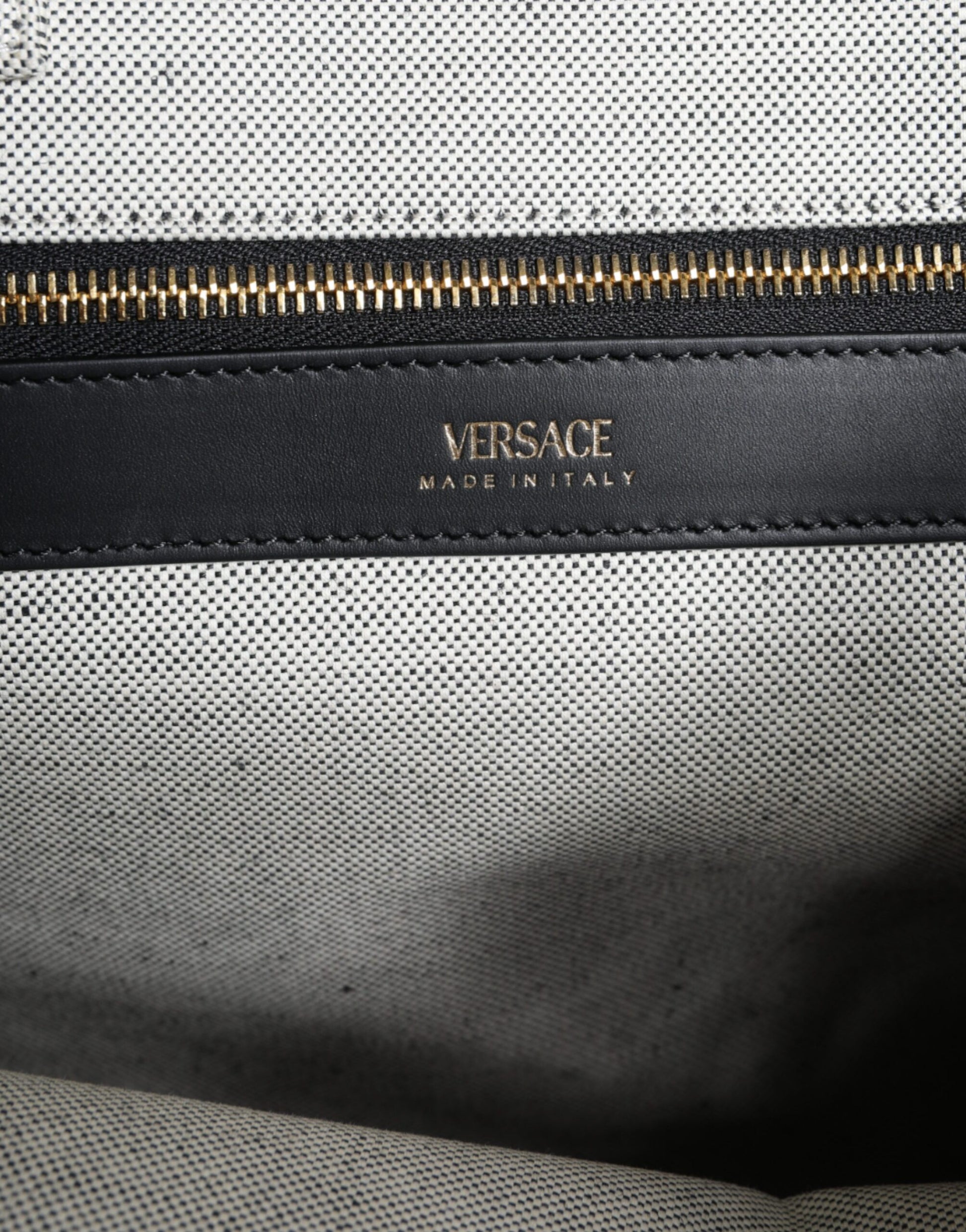 Versace White Tote Bags for Women side view