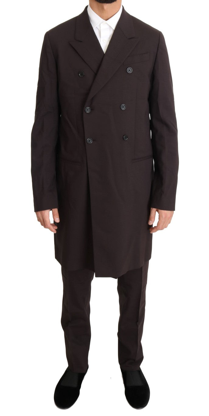 Dolce & Gabbana Red Three Piece Suits for Men