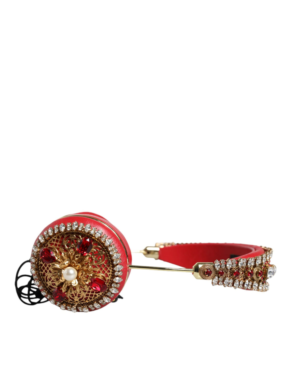Dolce & Gabbana Red Headphones for Women detail view