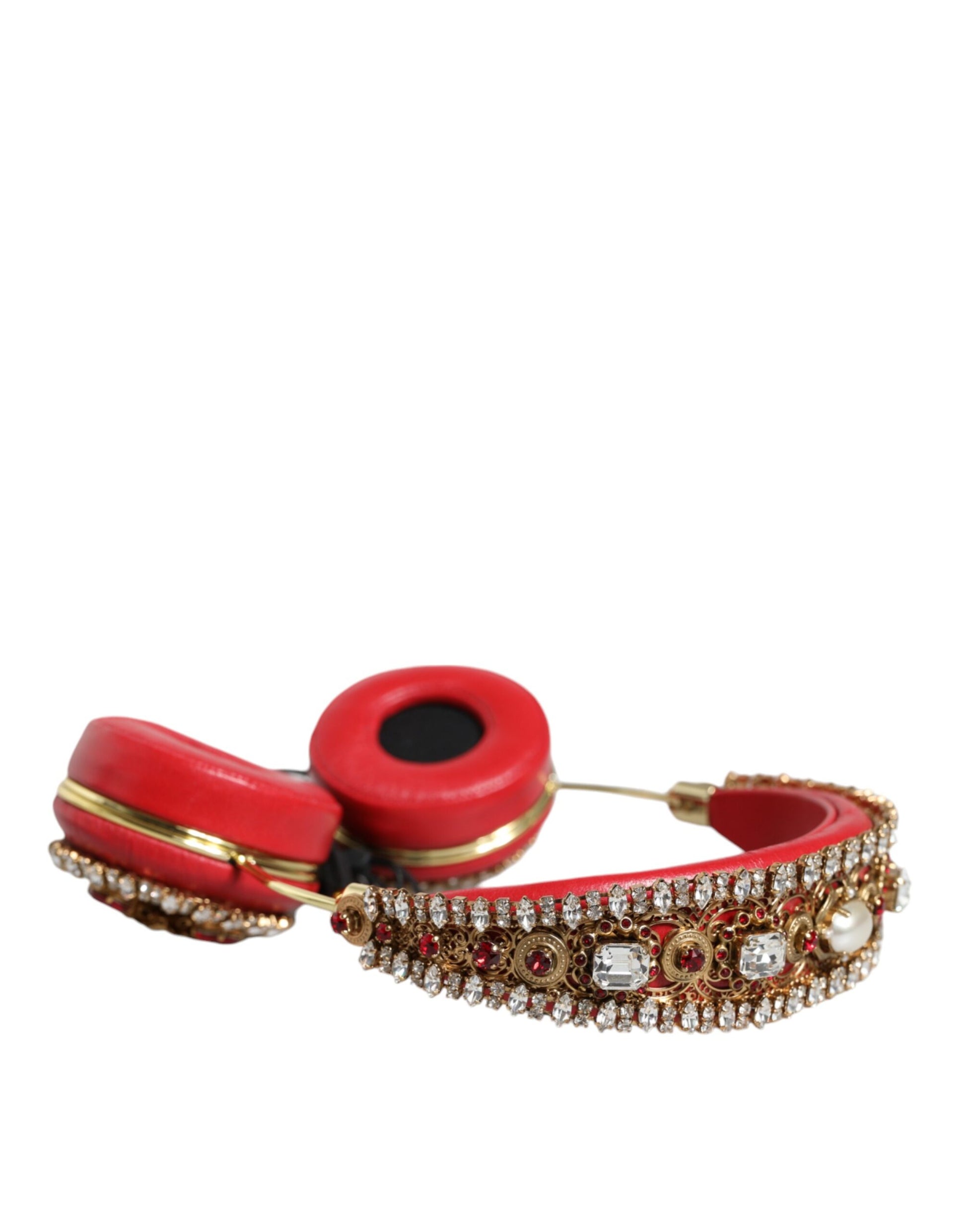 Dolce & Gabbana Red Headphones for Women side view