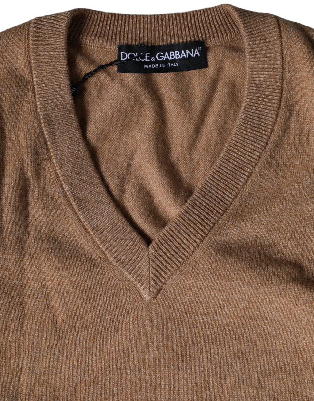 Dolce & Gabbana Brown Cashmere for Men detail view