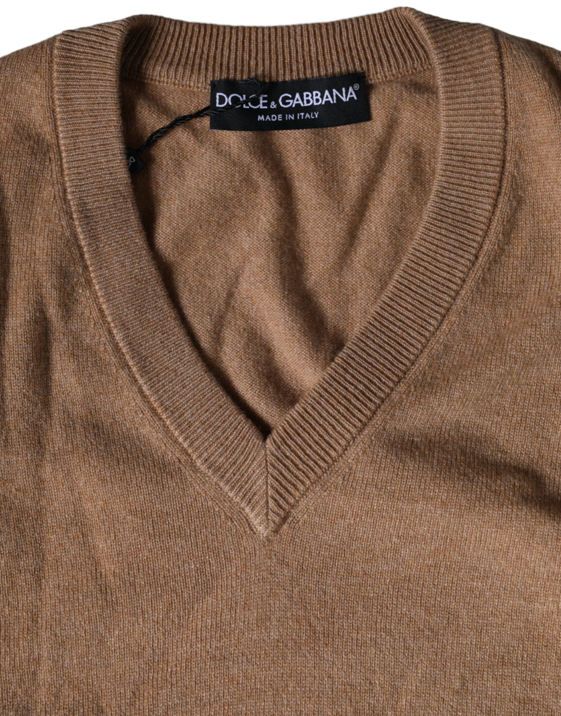 Dolce & Gabbana Brown Cashmere for Men detail view