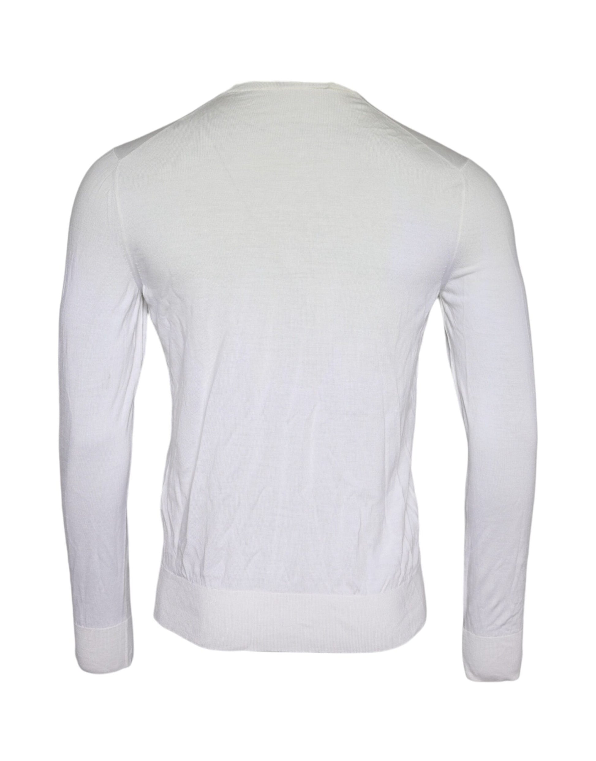 Dolce & Gabbana White Turtleneck for Men detail view