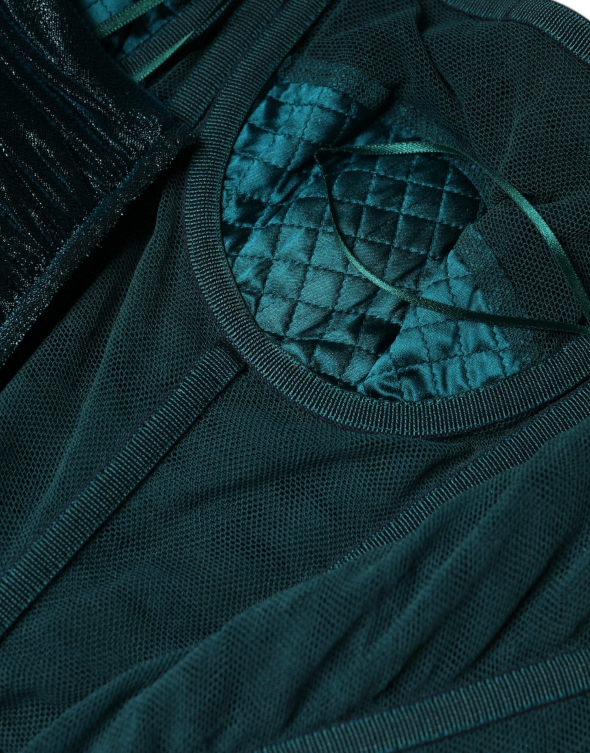 Dolce & Gabbana Green Midi Dress for Women additional view