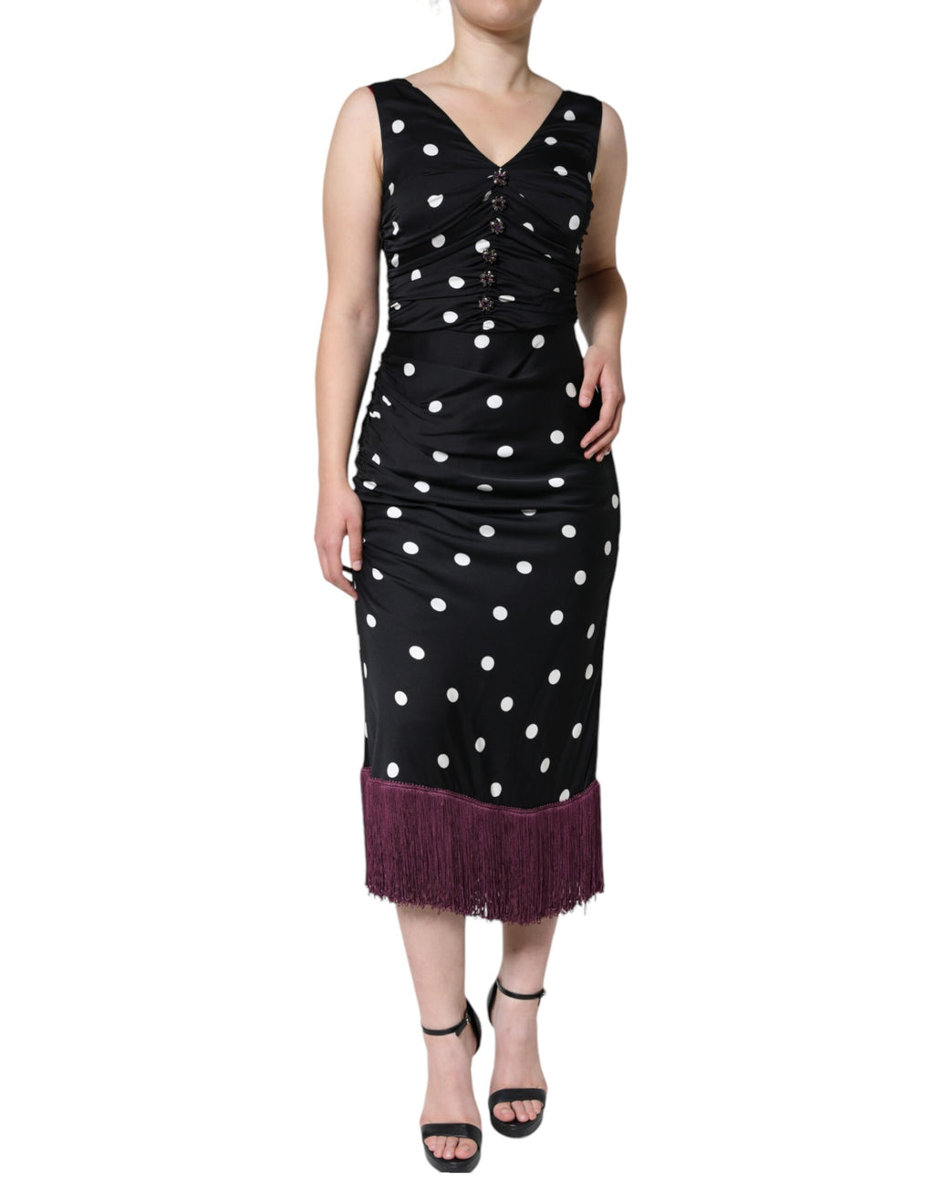 Dolce & Gabbana Black Midi Dress for Women alternate view