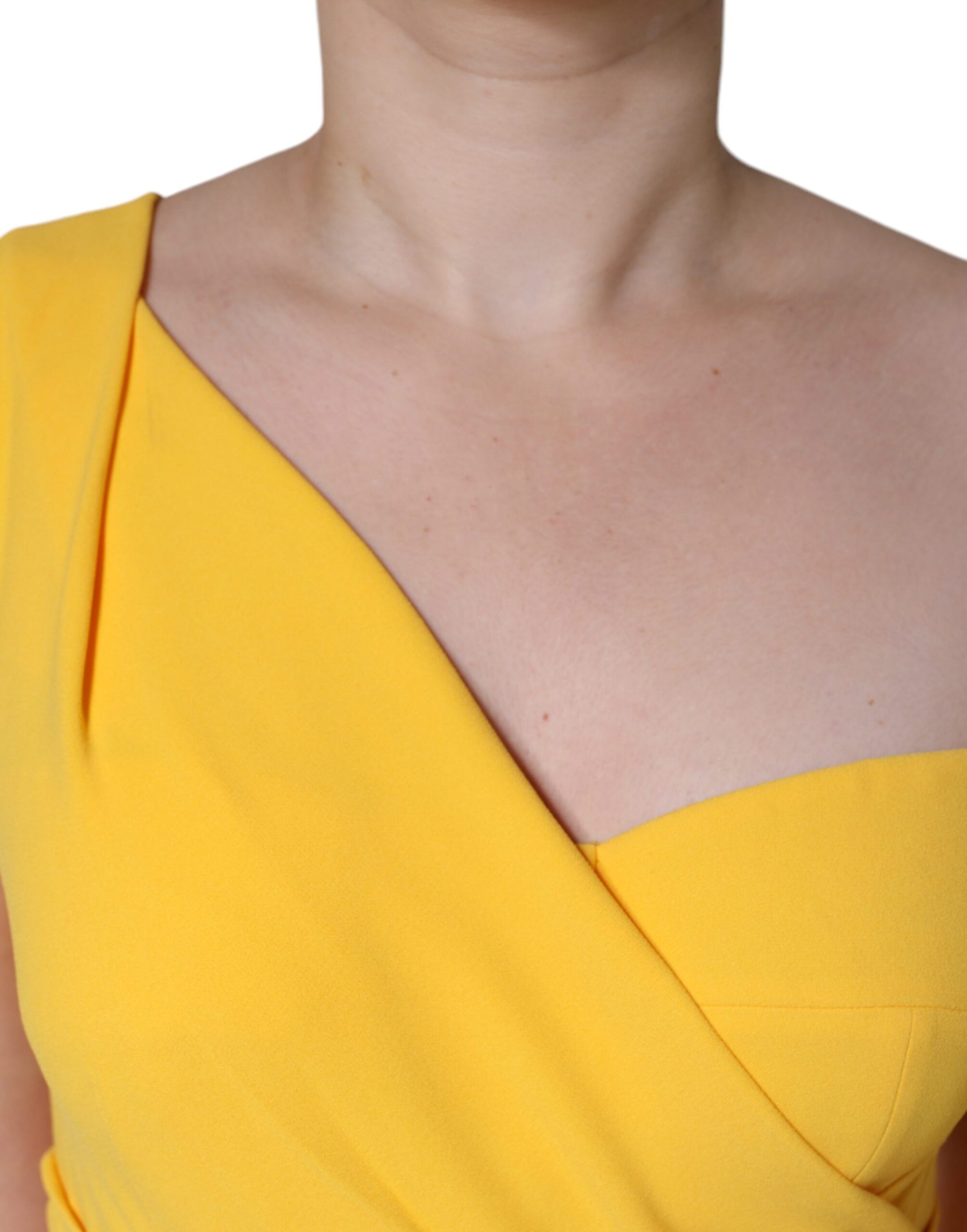 Dolce & Gabbana Yellow Midi Dress for Women additional view
