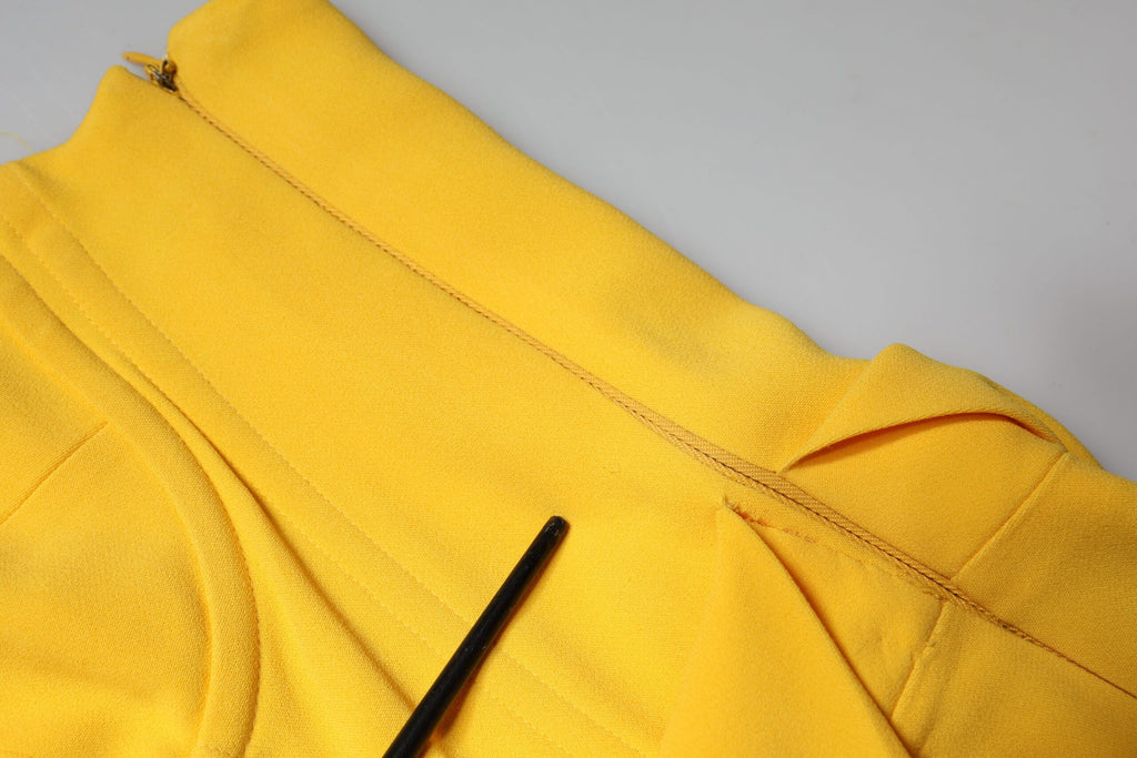 Dolce & Gabbana Yellow Midi Dress for Women additional view