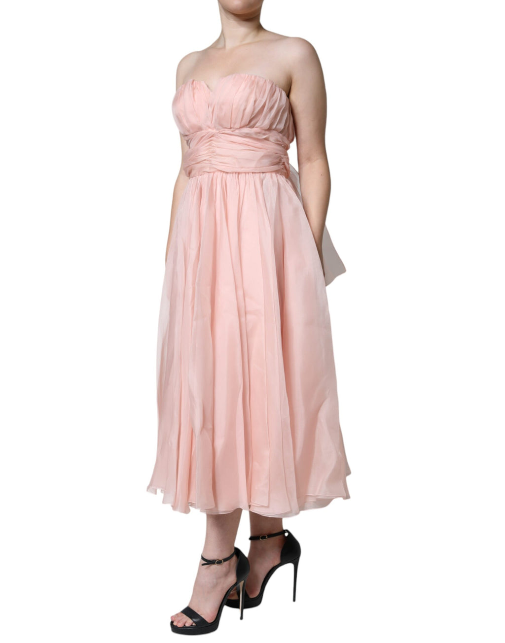 Dolce & Gabbana Pink Long Dress for Women detail view