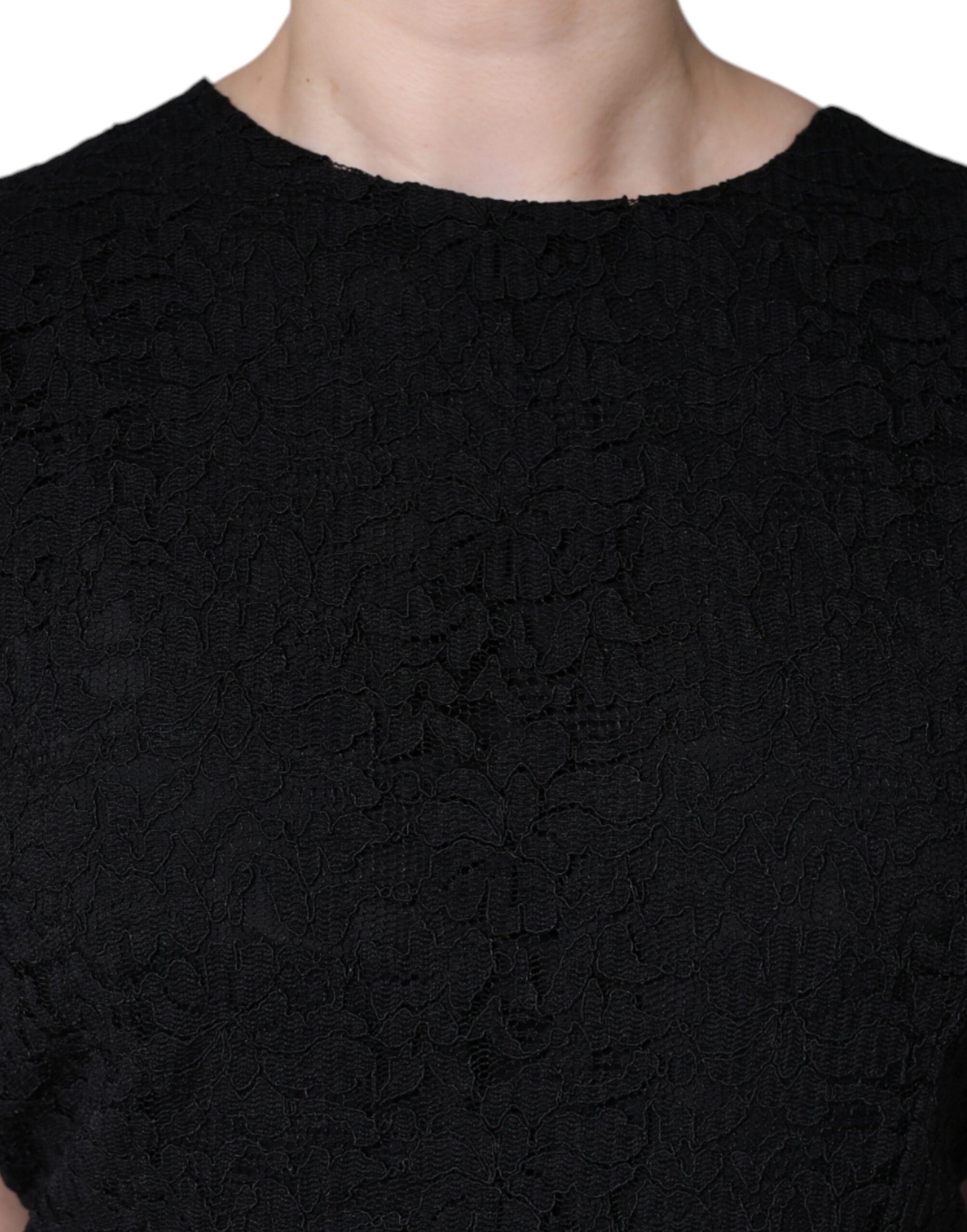 Dolce & Gabbana Black Midi Dress for Women additional view