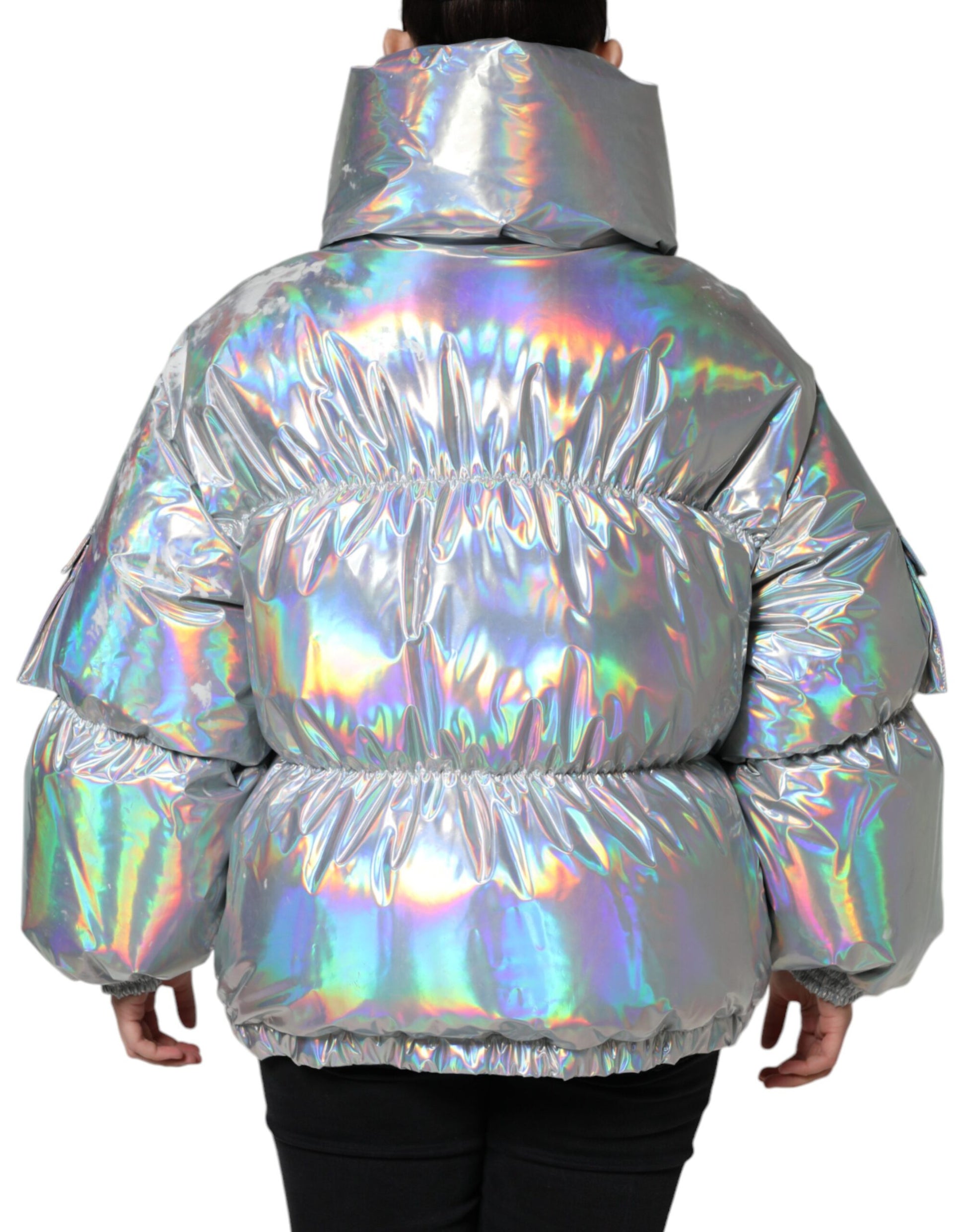 Dolce & Gabbana Silver Bomber for Women side view
