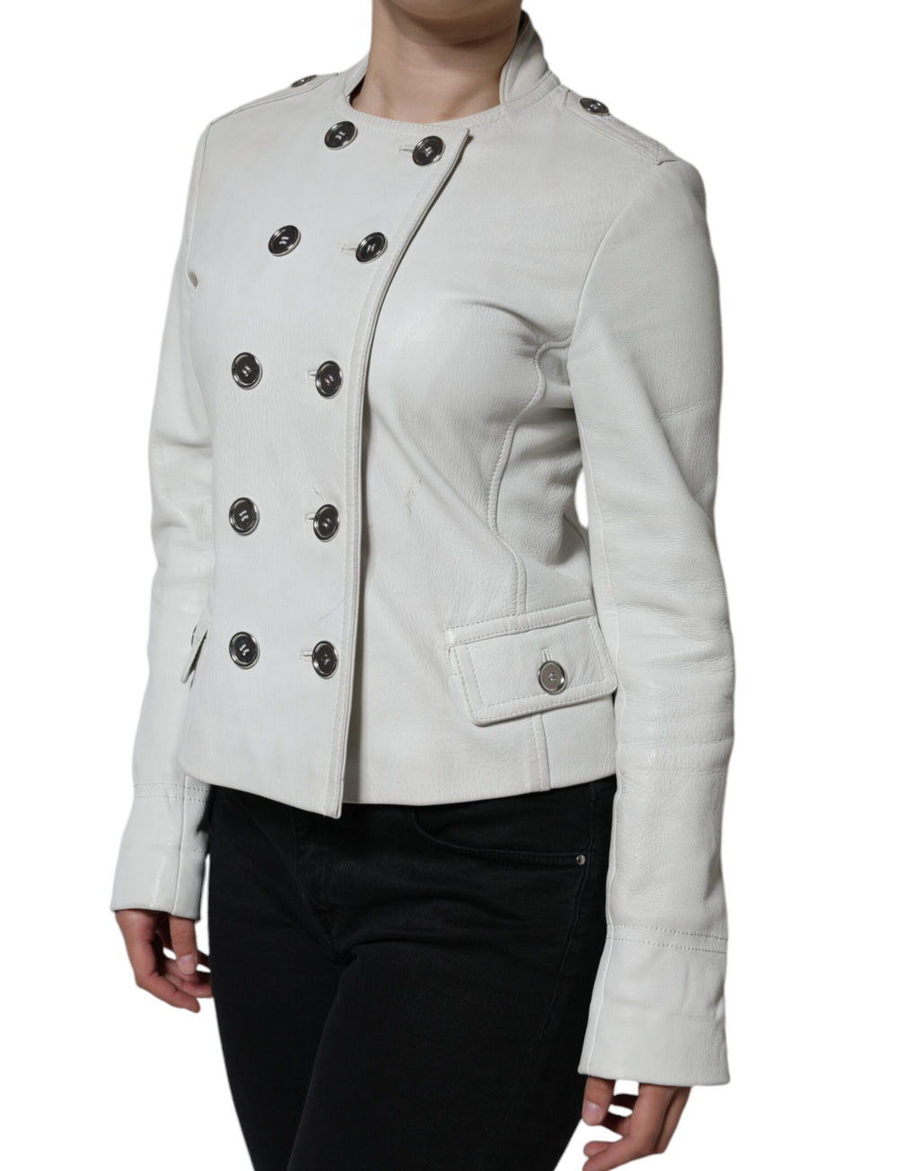 Dolce & Gabbana White Blazer for Women detail view