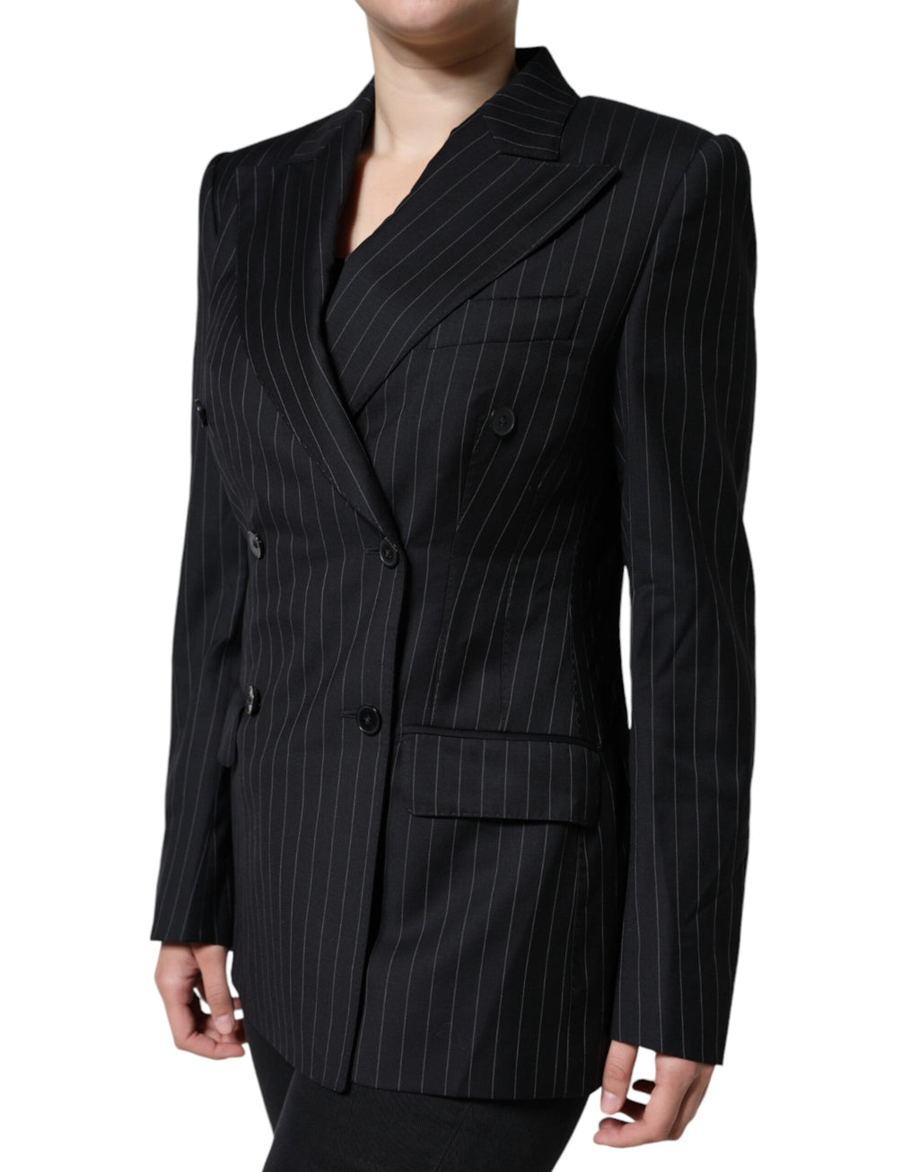 Dolce & Gabbana Black Blazer for Women side view