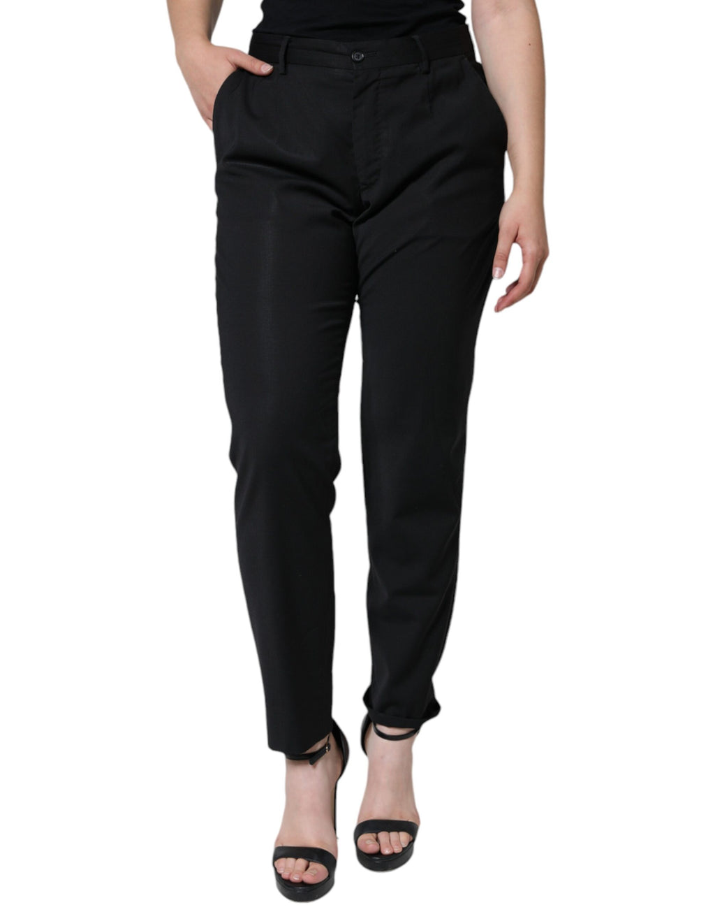 Dolce & Gabbana Black Casual Pants for Women