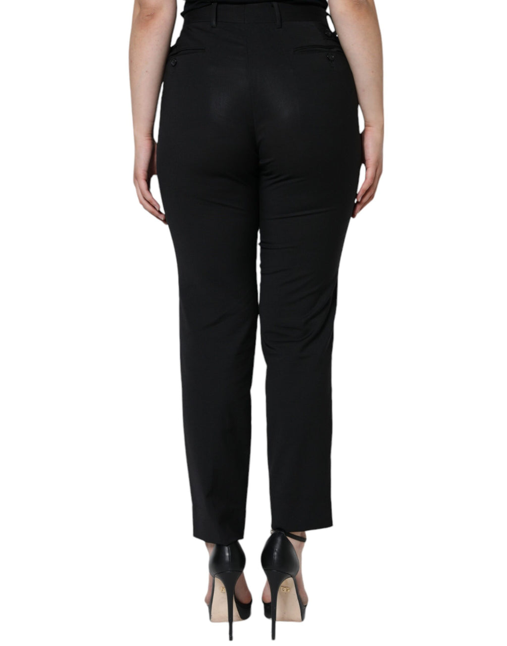 Dolce & Gabbana Black Casual Pants for Women side view
