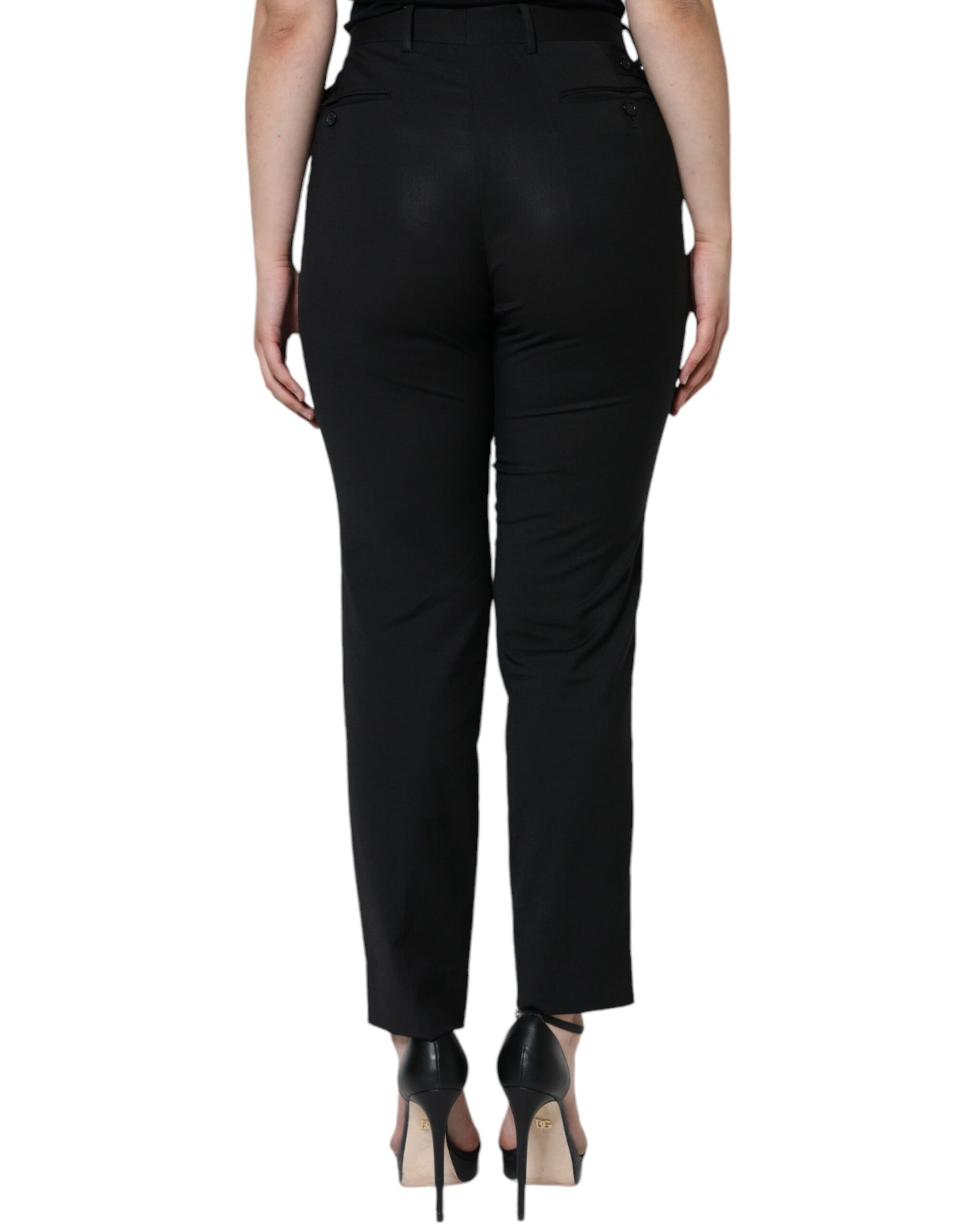 Dolce & Gabbana Black Casual Pants for Women side view