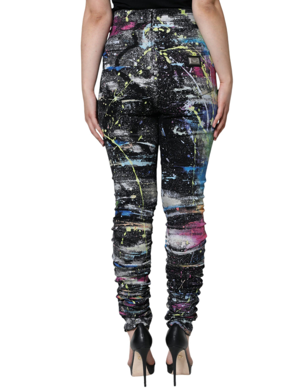 Dolce & Gabbana Multicolor Skinny Jeans for Women side view
