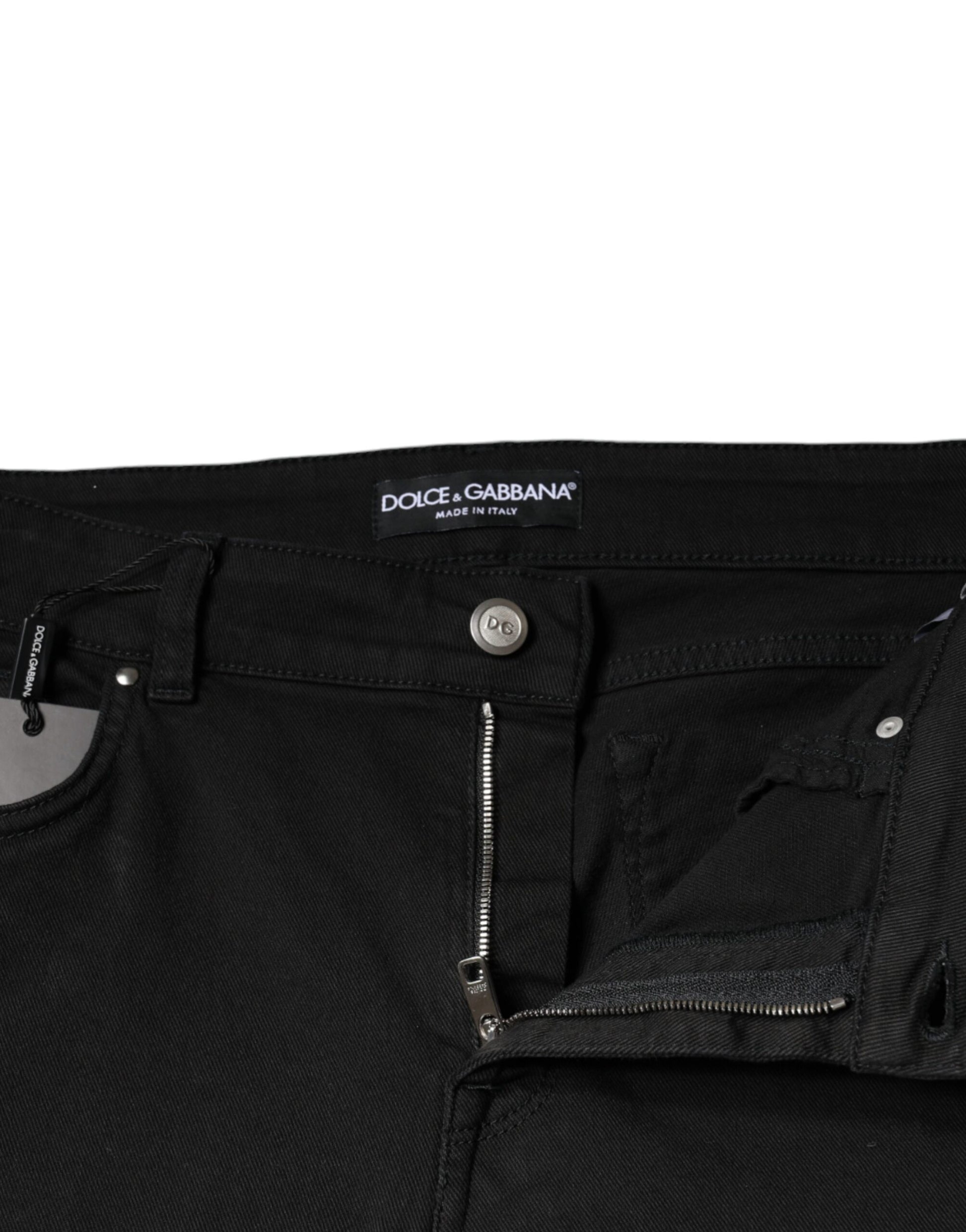 Dolce & Gabbana Black Skinny Jeans for Women additional view
