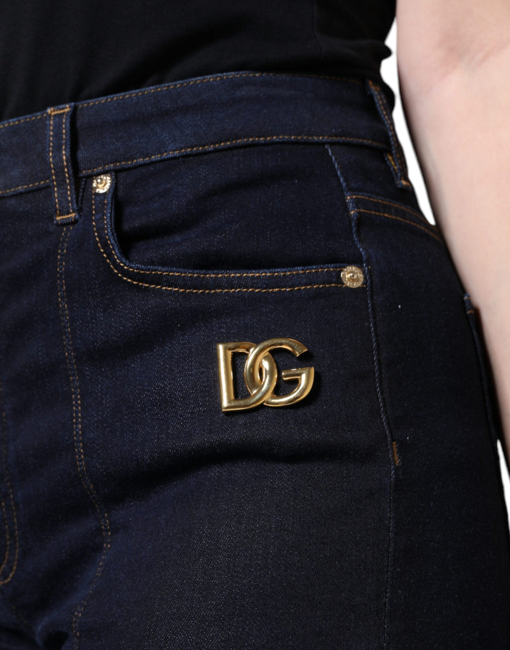 Dolce & Gabbana Black Skinny Jeans for Women additional view