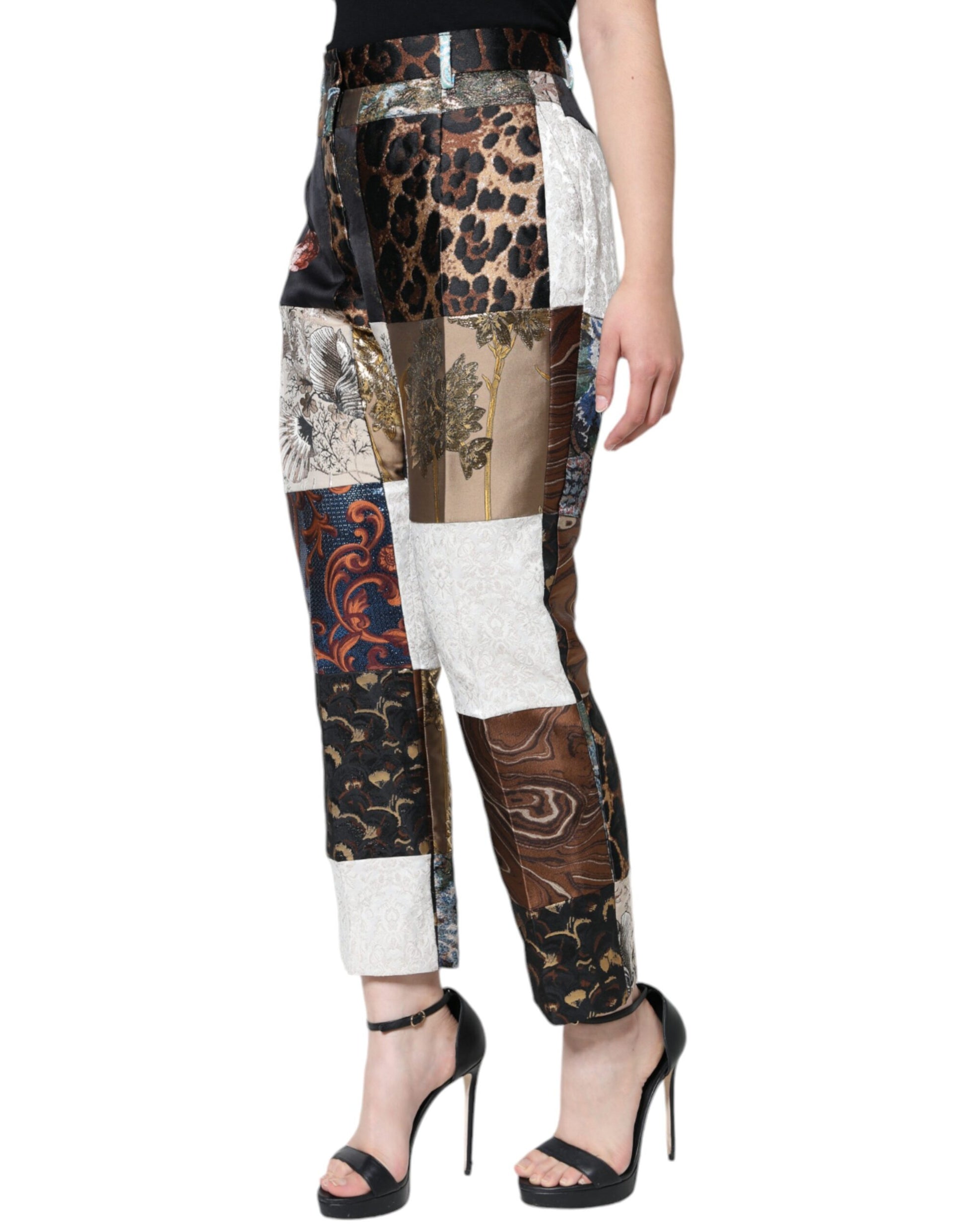Dolce & Gabbana Multicolor Dress Pants for Women detail view