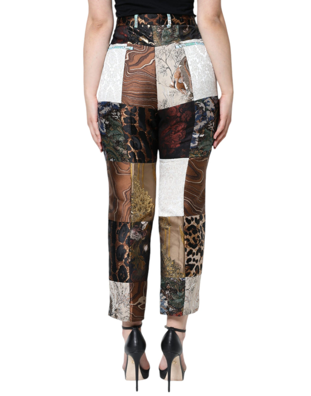 Dolce & Gabbana Multicolor Dress Pants for Women side view