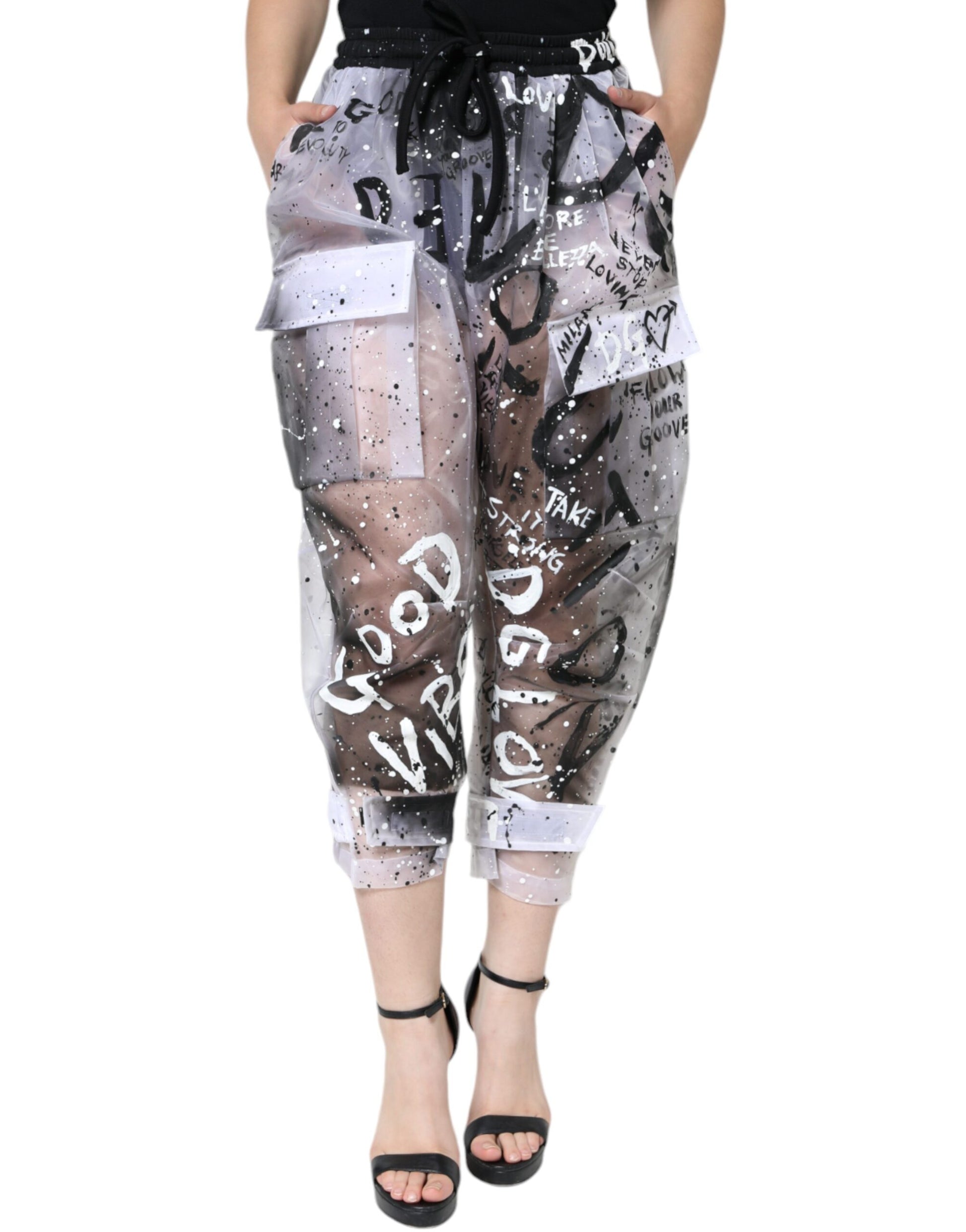 Dolce & Gabbana White Cargo Pants for Women alternate view