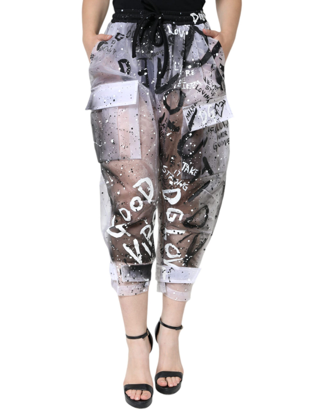 Dolce & Gabbana White Cargo Pants for Women