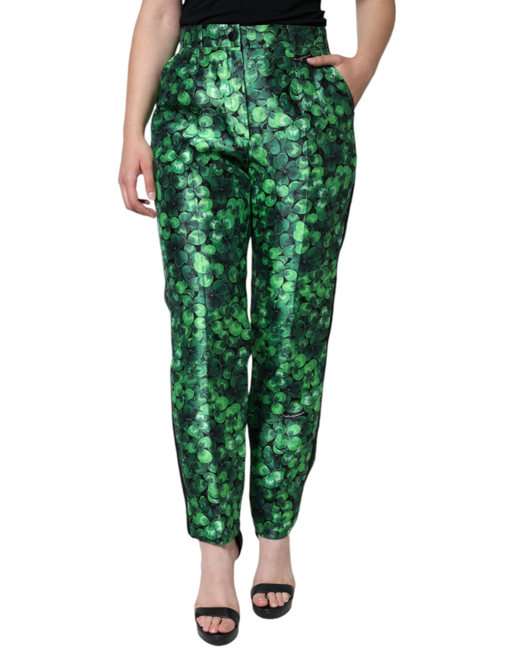 Dolce & Gabbana Green Casual Pants for Women alternate view