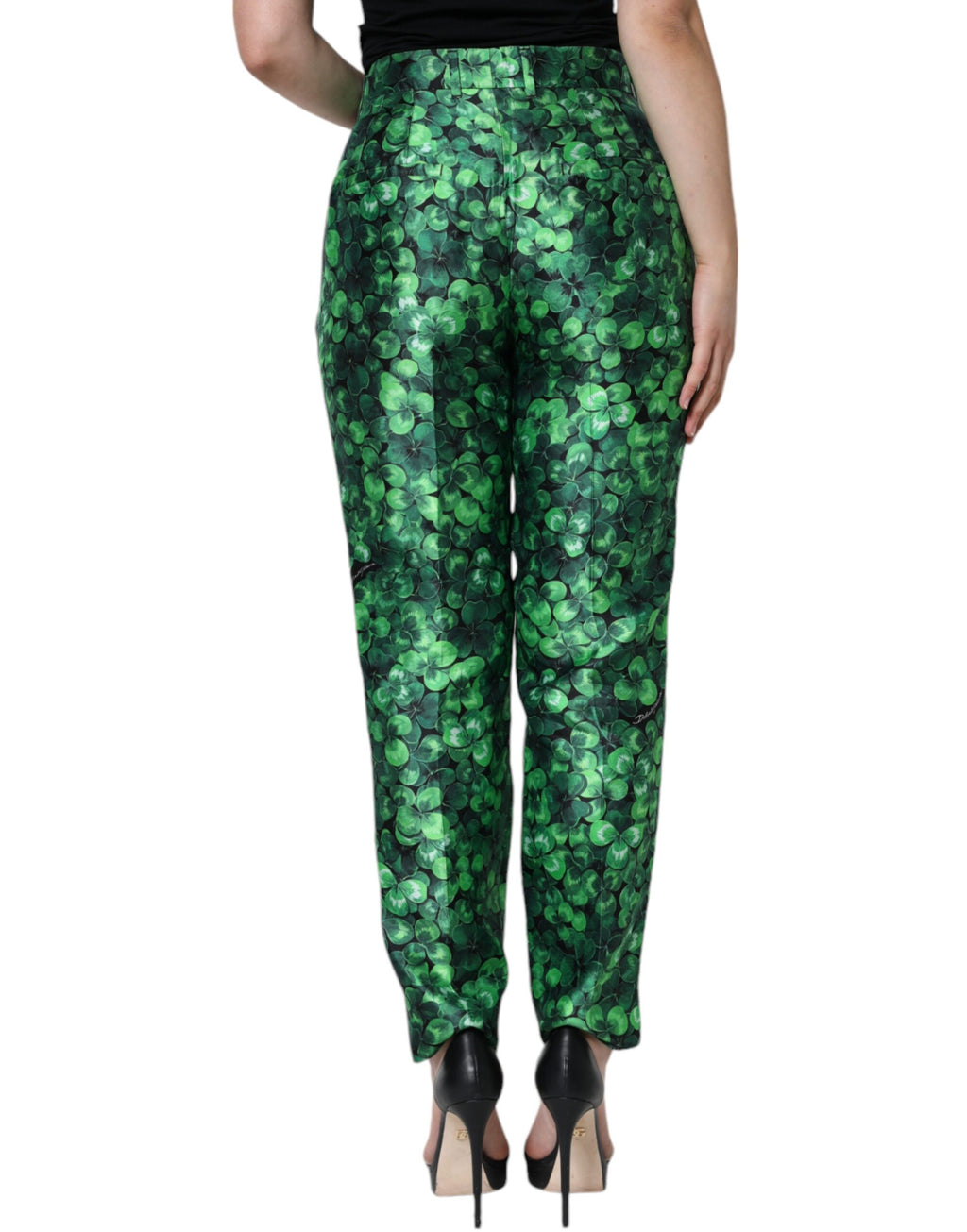 Dolce & Gabbana Green Casual Pants for Women side view