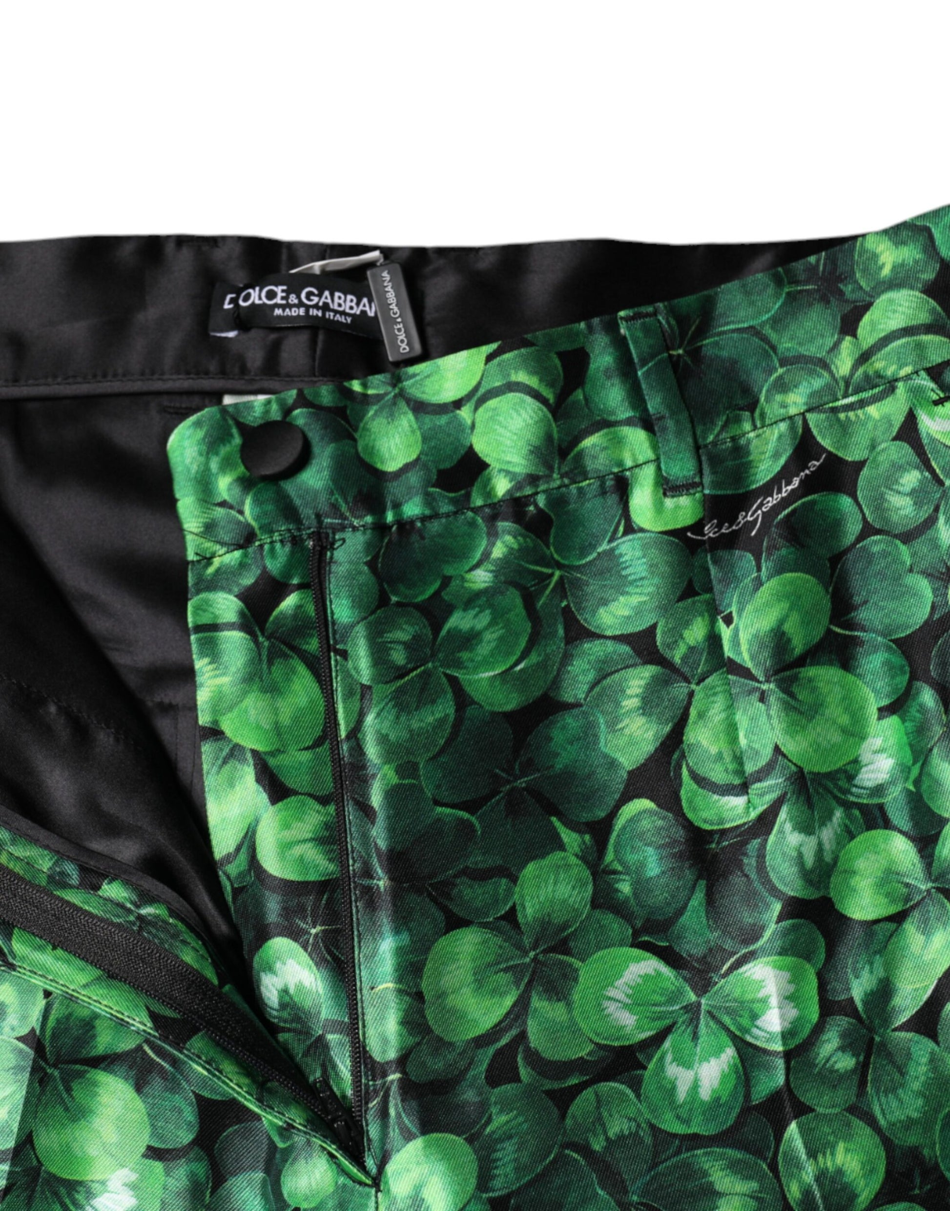 Dolce & Gabbana Green Casual Pants for Women additional view