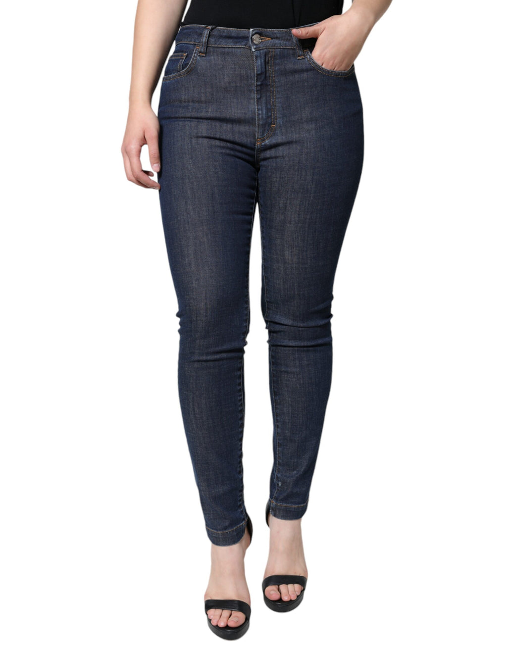 Dolce & Gabbana Blue Skinny Jeans for Women