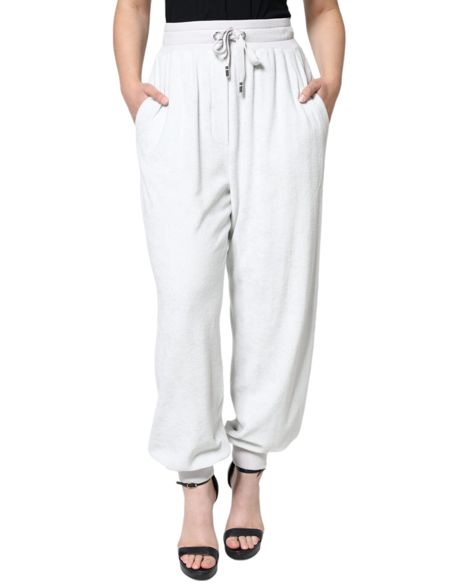 Dolce & Gabbana White Athletic Pants for Women alternate view