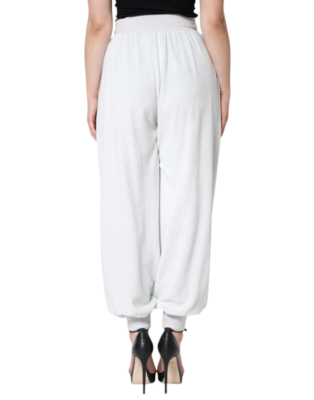 Dolce & Gabbana White Athletic Pants for Women side view