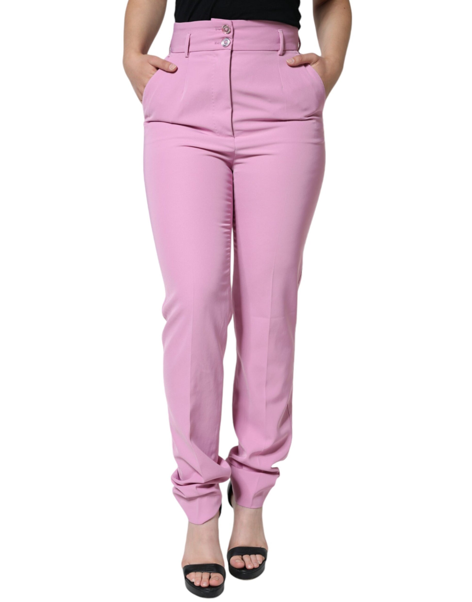 Dolce & Gabbana Pink Casual Pants for Women alternate view