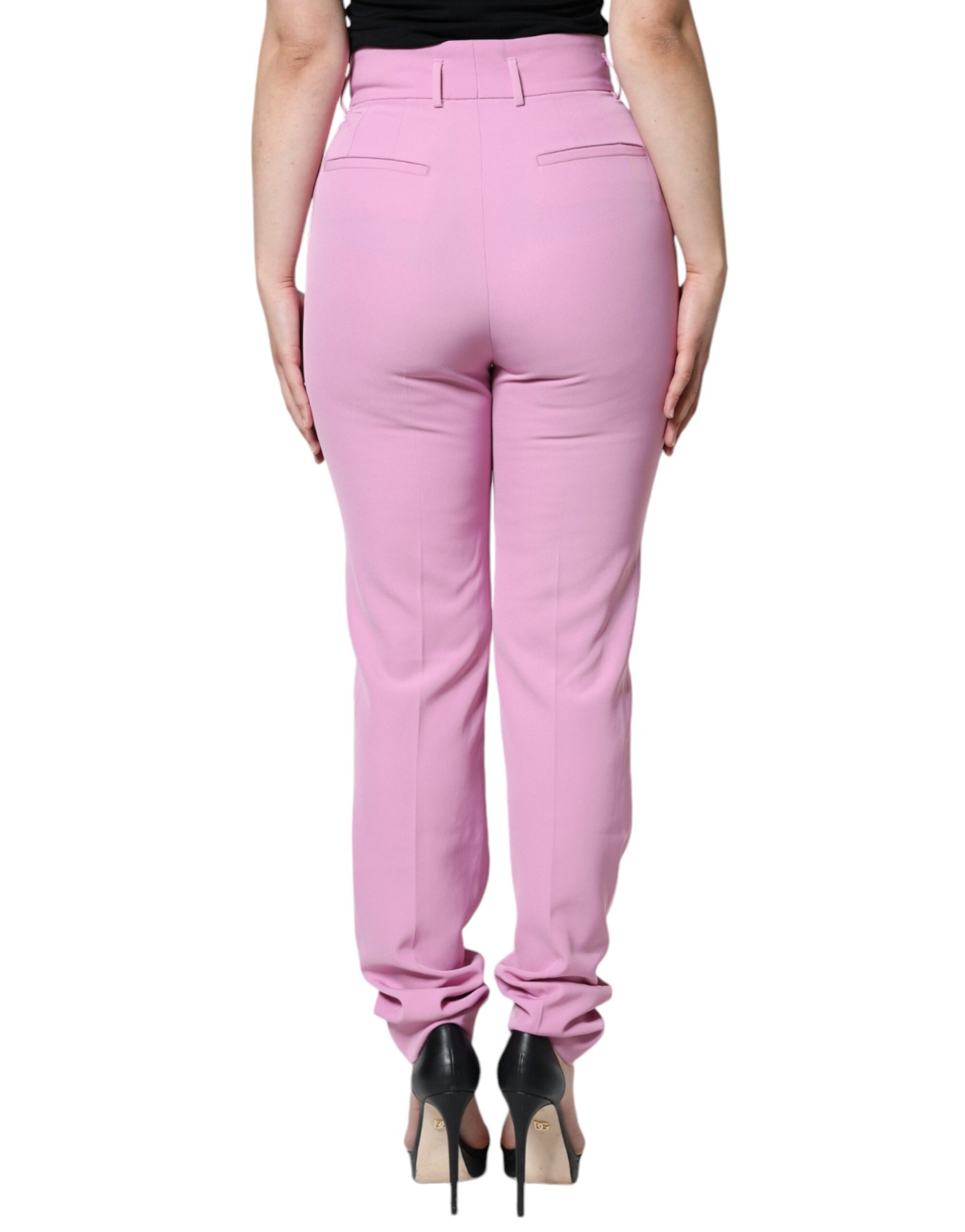 Dolce & Gabbana Pink Casual Pants for Women side view