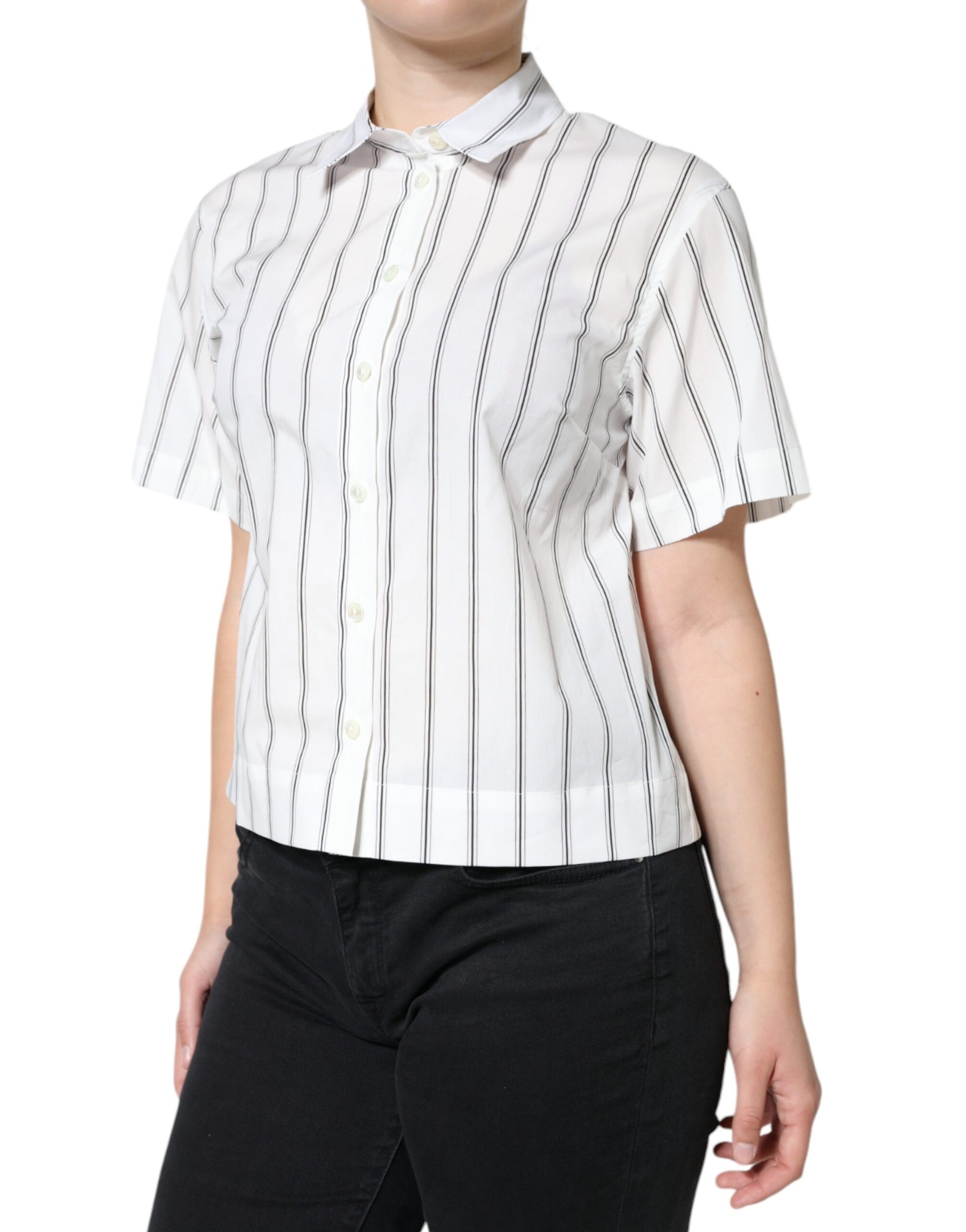 Dolce & Gabbana White Polo Shirt for Women additional view