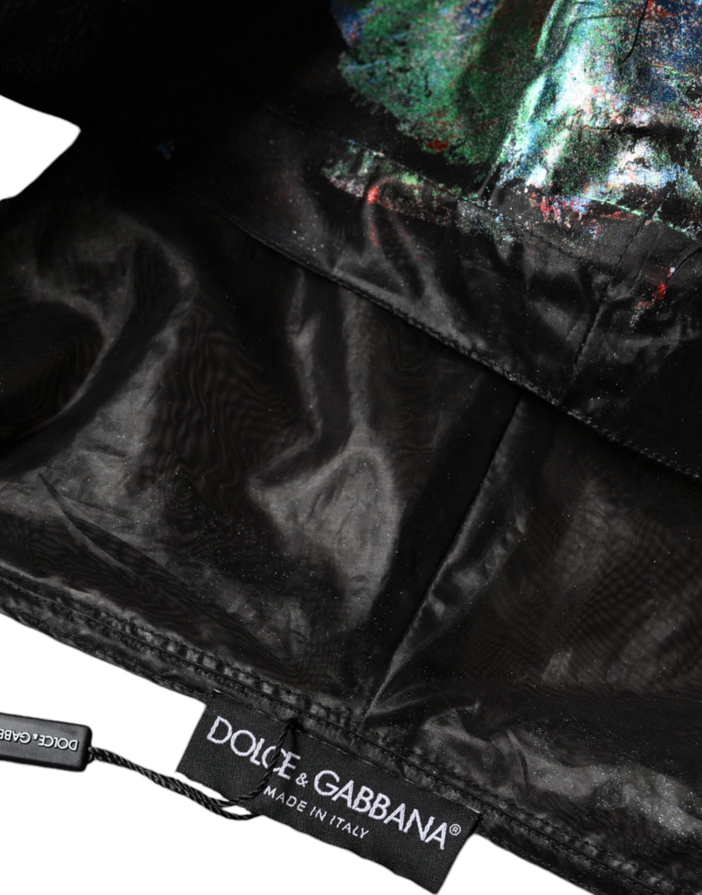 Sweat-shirt à capuche imprimé multicolore Dolce & Gabbana