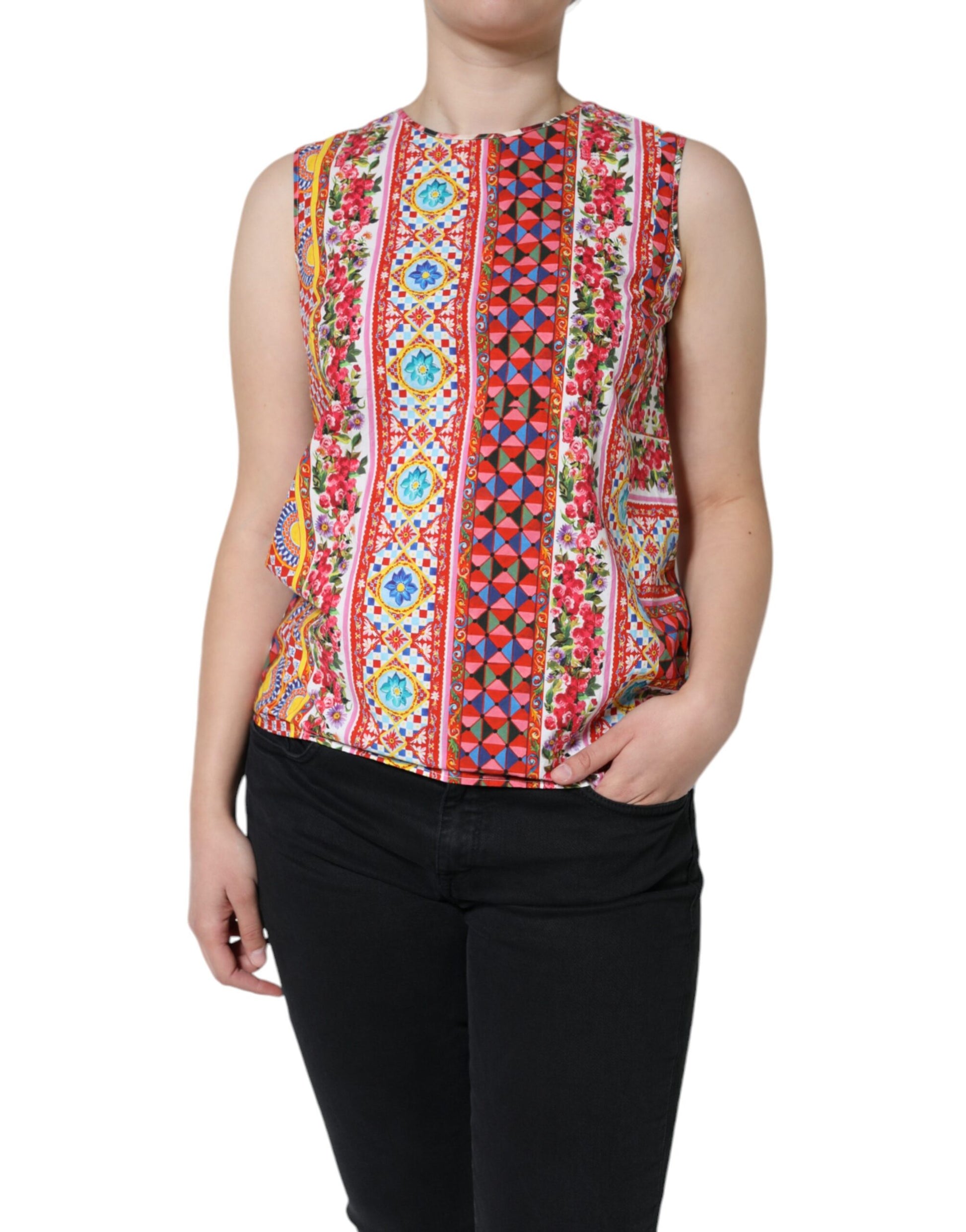 Dolce & Gabbana Multicolor Tank Tops T for Women