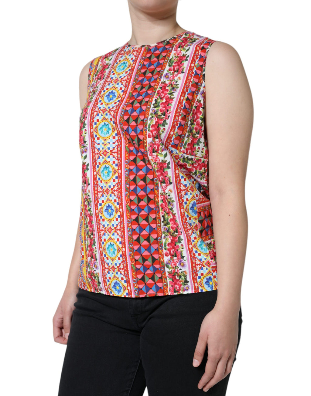 Dolce & Gabbana Multicolor Tank Tops T for Women detail view