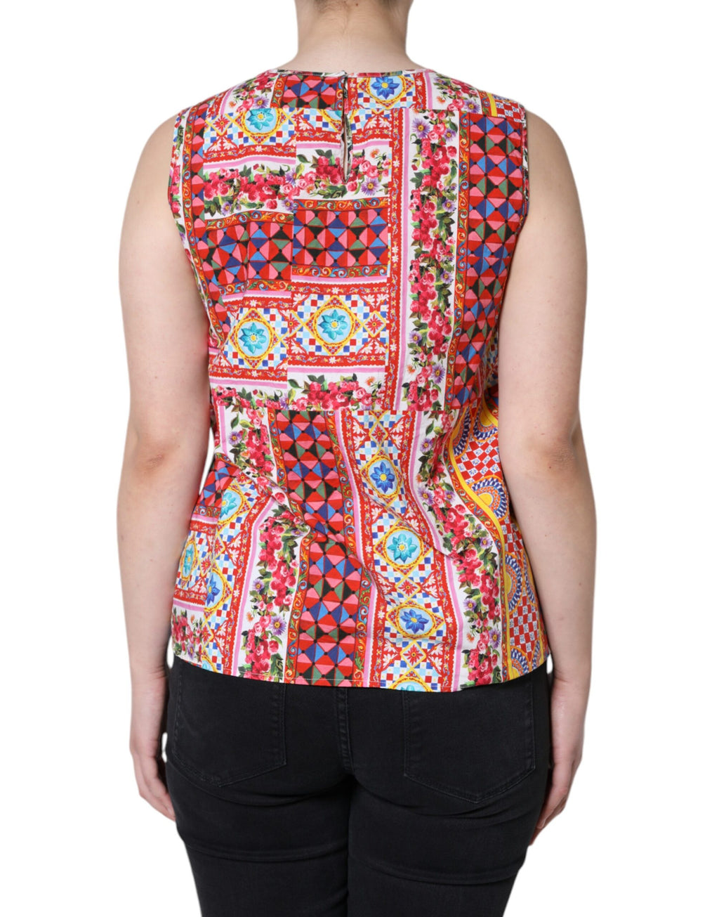 Dolce & Gabbana Multicolor Tank Tops T for Women side view