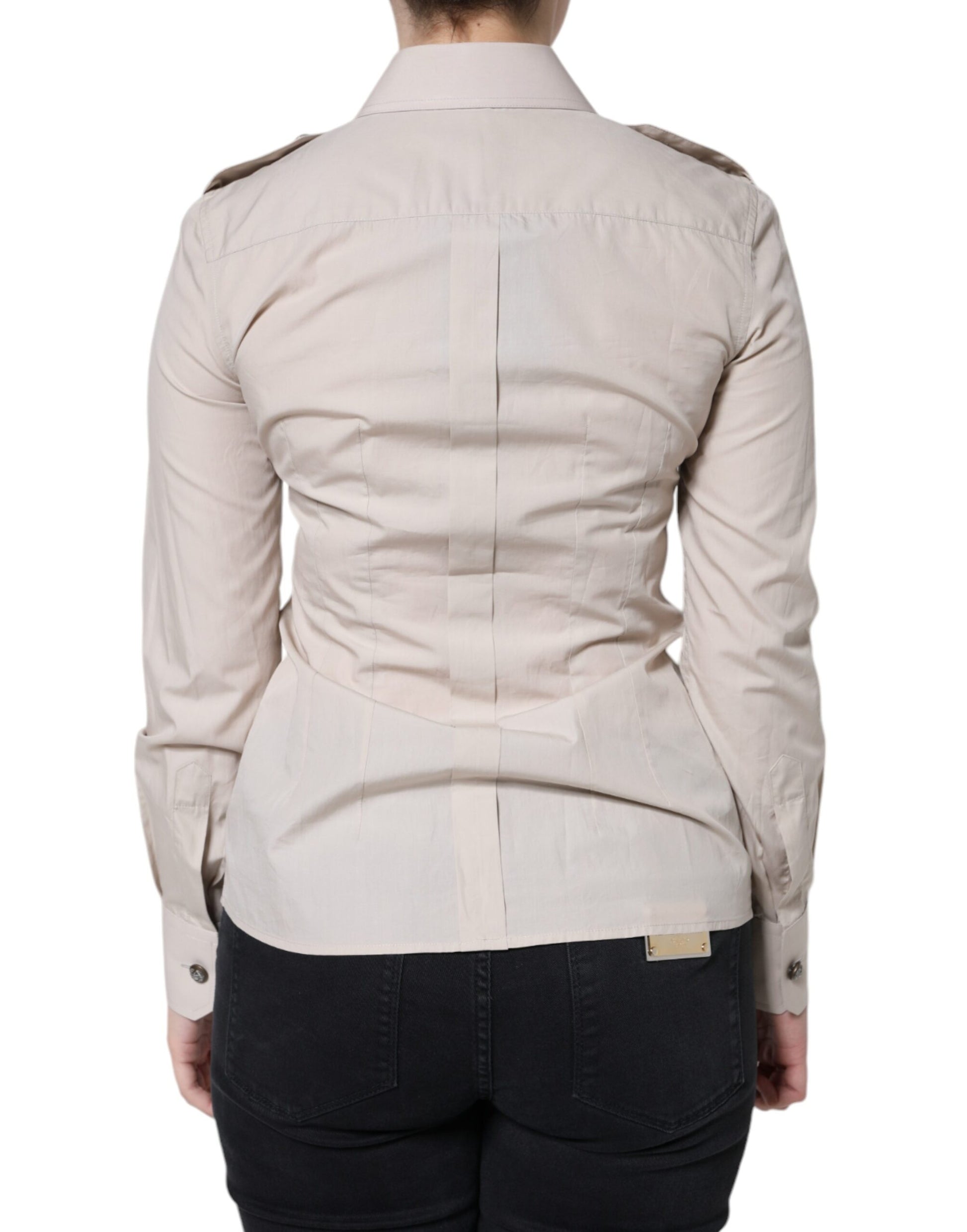 Dolce & Gabbana Beige Blouse for Women side view