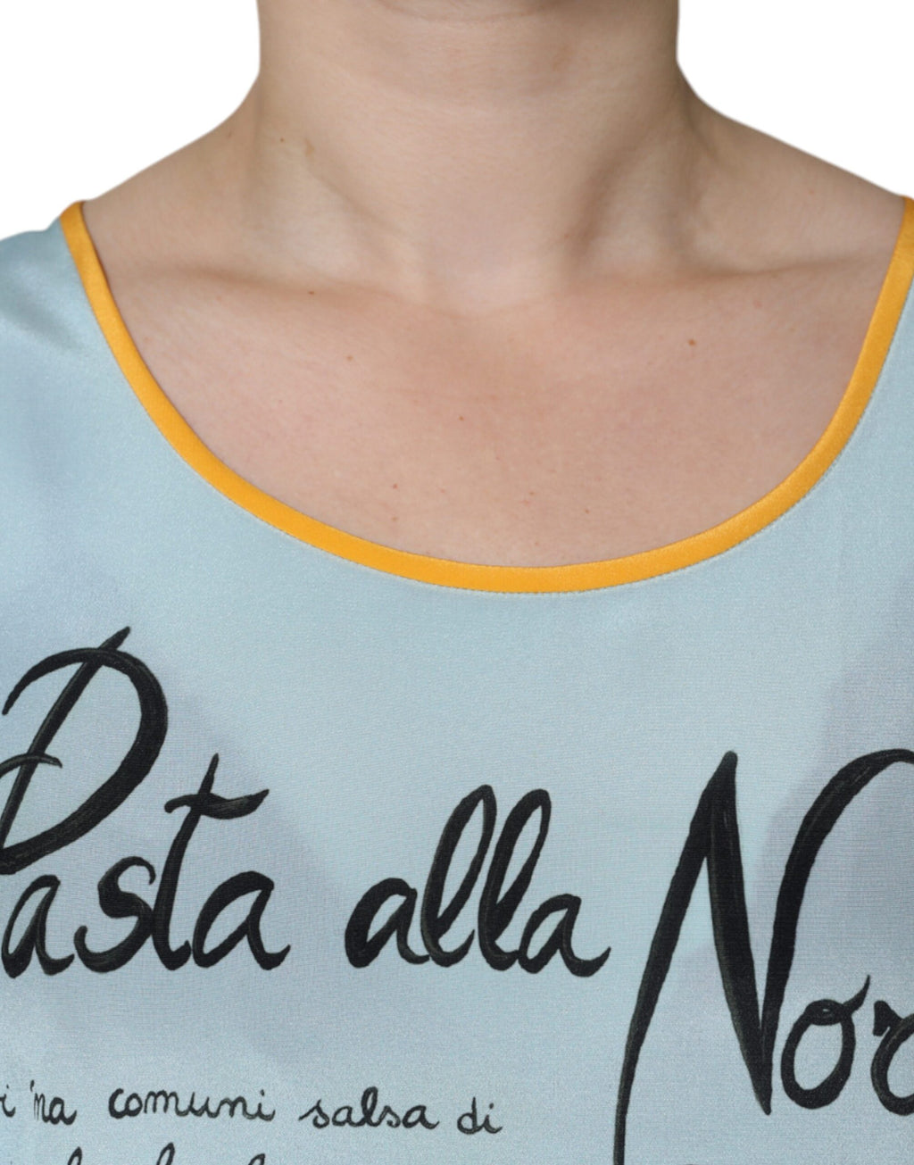 Débardeur Dolce & Gabbana multicolore imprimé Pasta Alla Norma