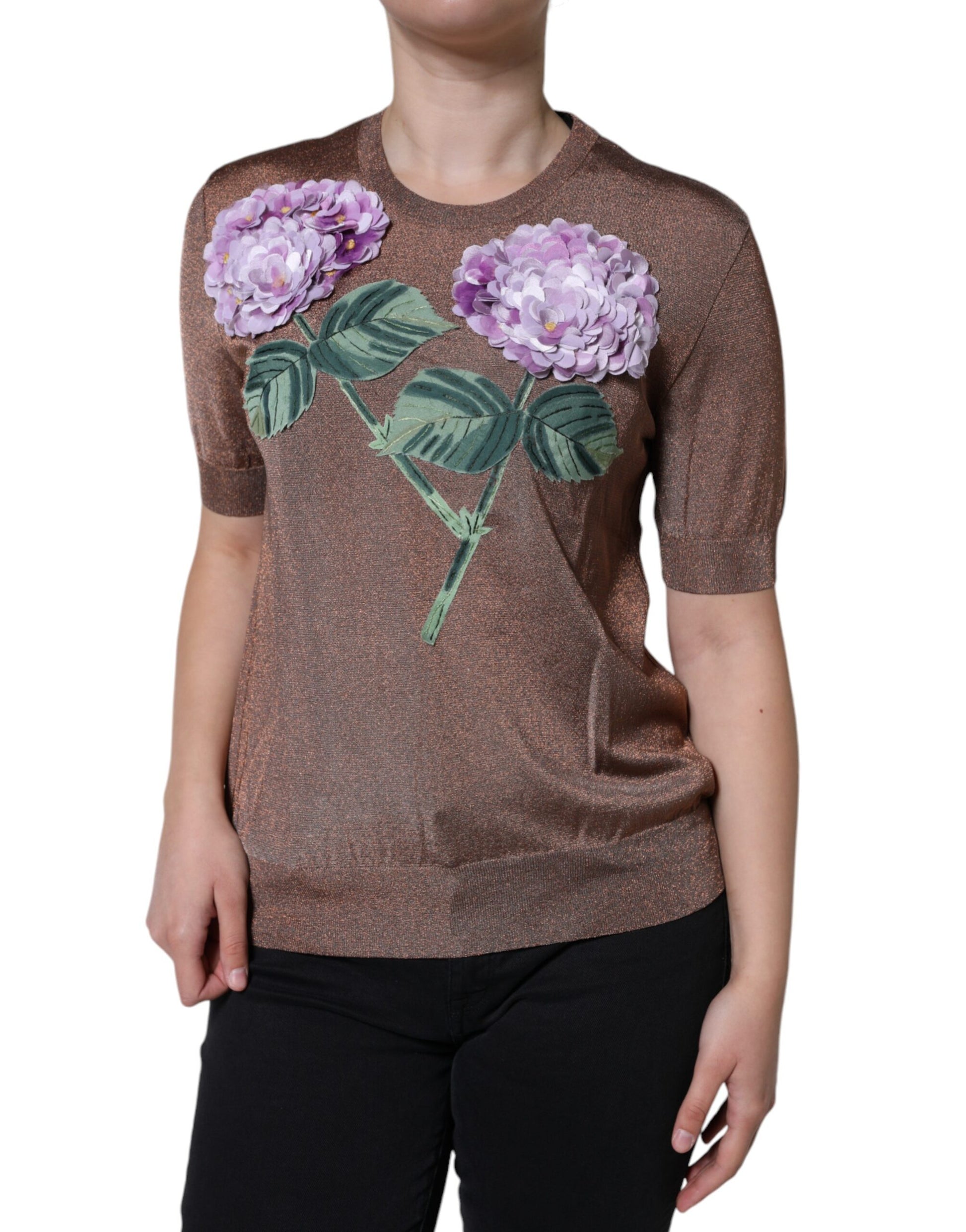 Dolce & Gabbana Brown T-Shirt for Women