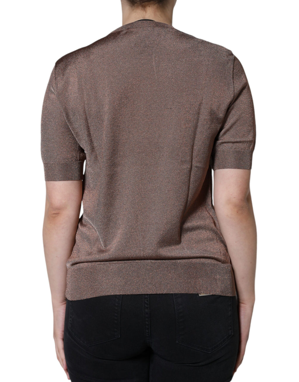 Dolce & Gabbana Brown T-Shirt for Women side view
