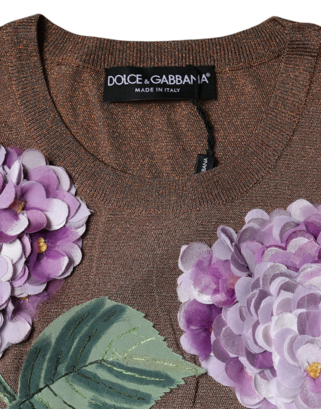 Dolce & Gabbana Brown T-Shirt for Women additional view