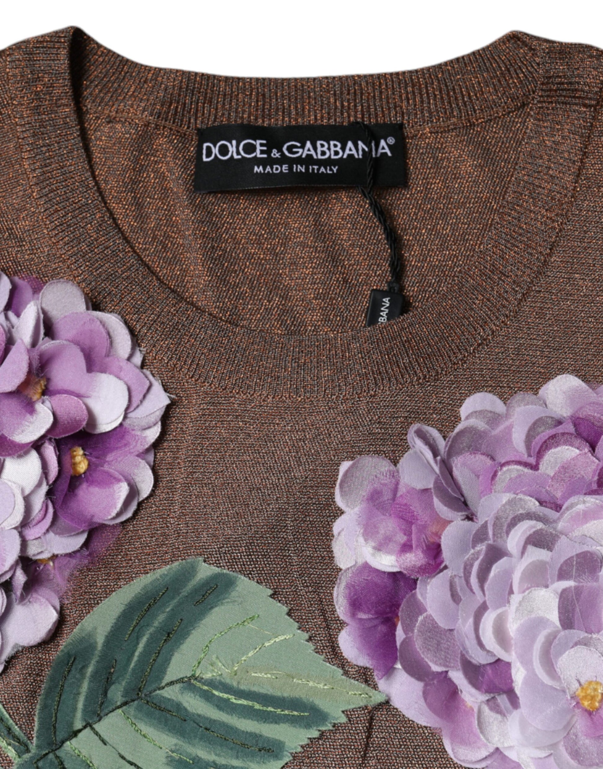 Dolce & Gabbana Brown T-Shirt for Women additional view